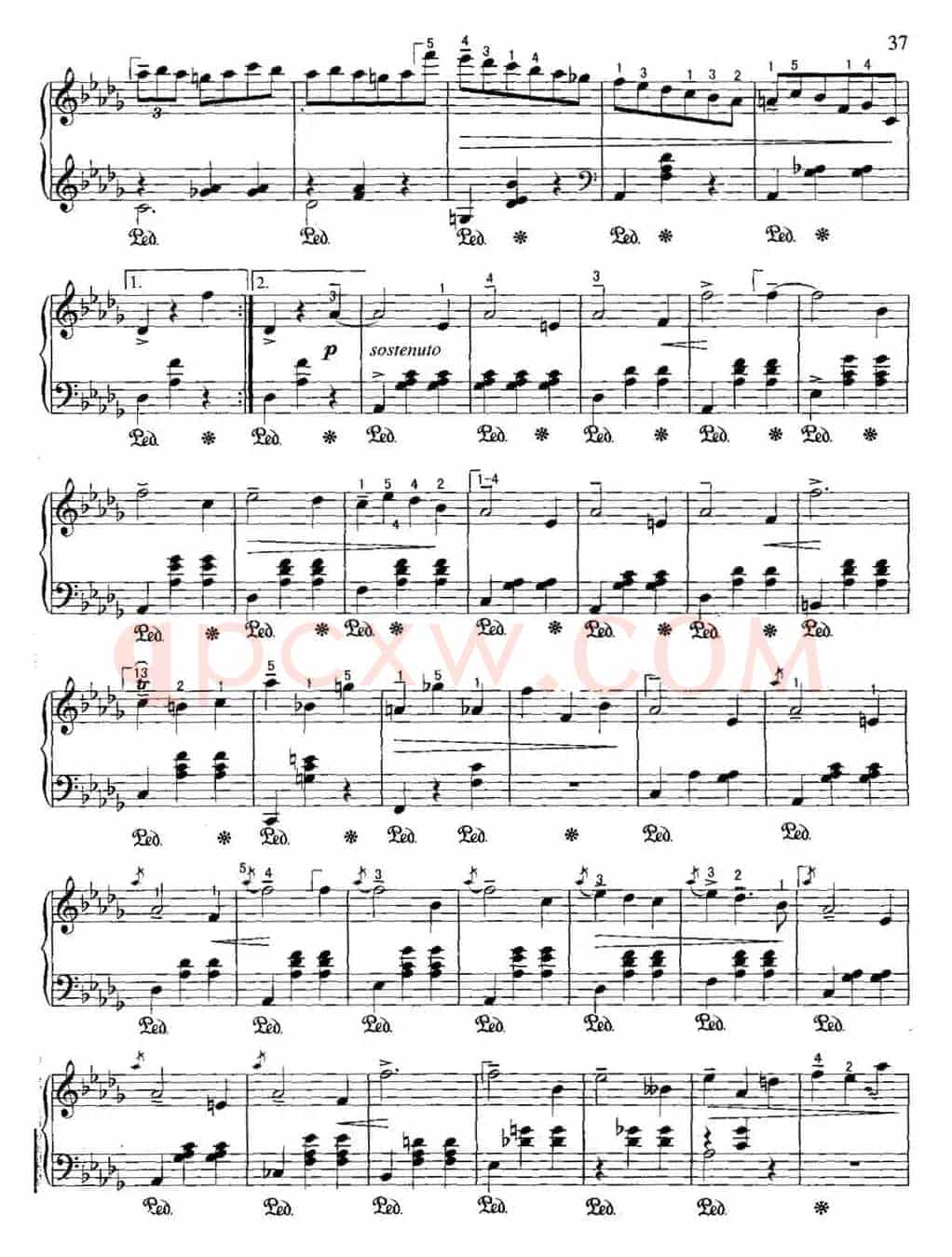 不可不弹的世界钢琴名曲：“小狗”圆舞曲（降D大调）