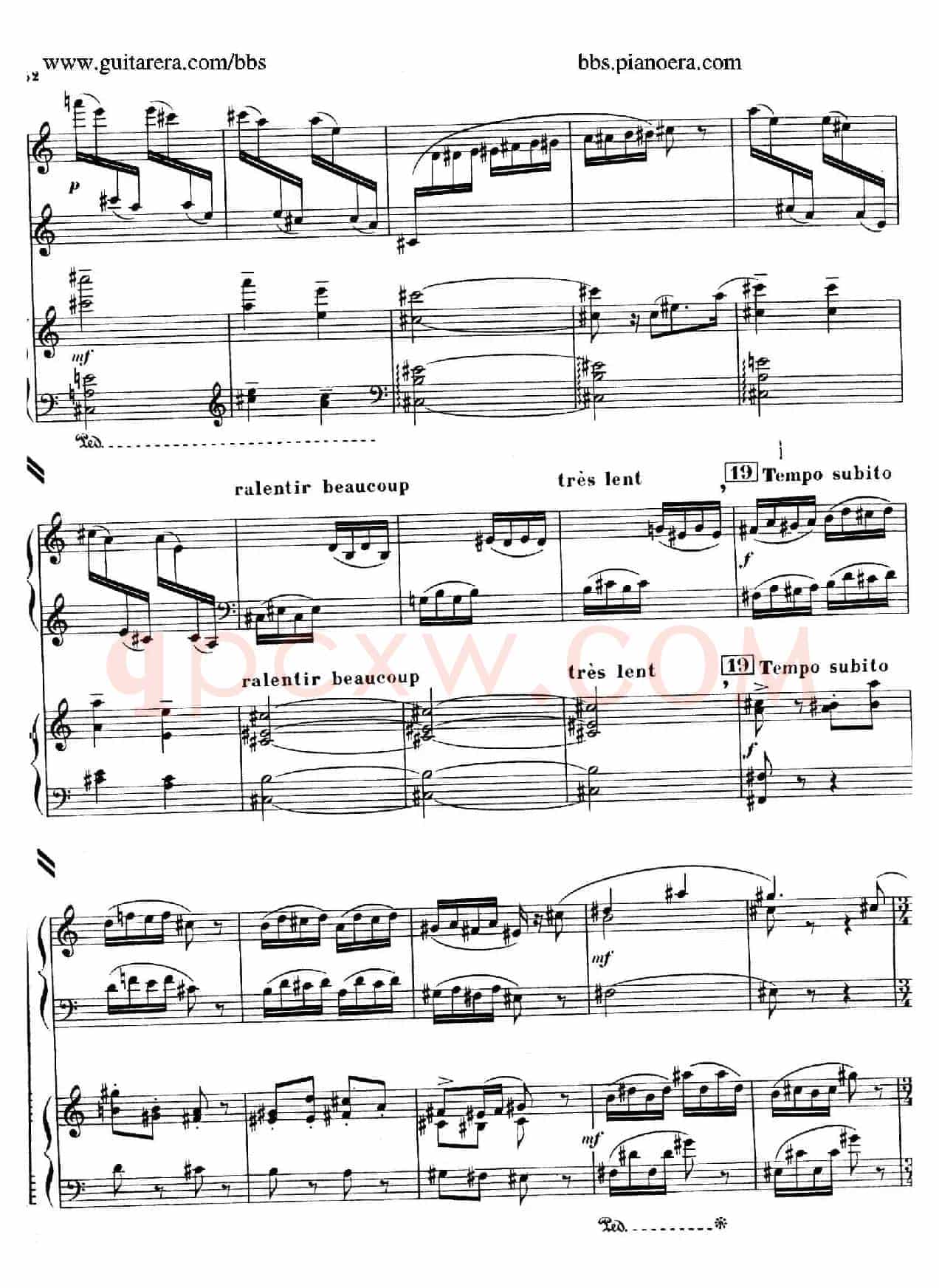 Piano Concerto in c-sharp Minor(升c小调钢琴协奏曲·第三乐章)