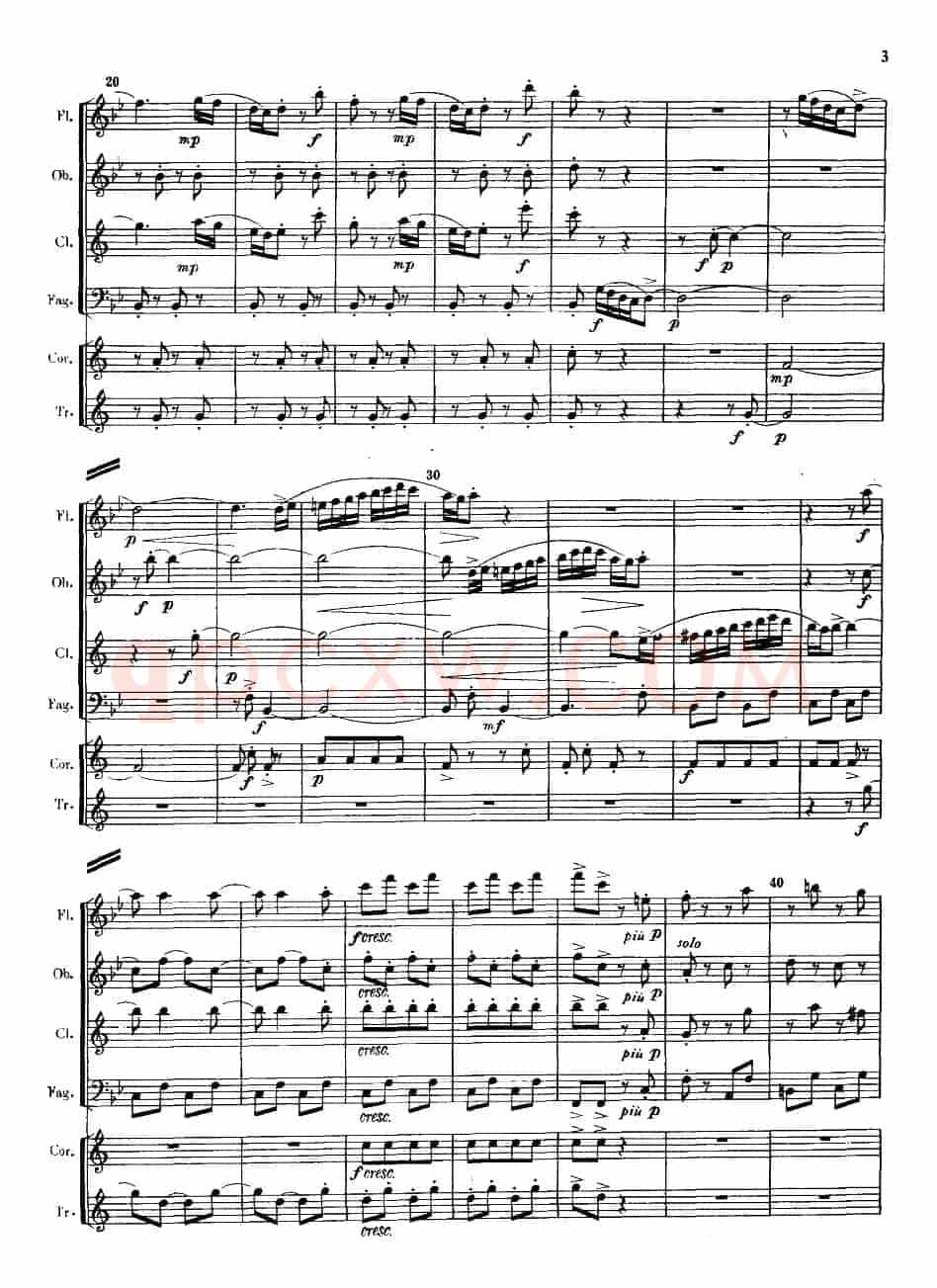 回旋曲（管乐六重奏）
