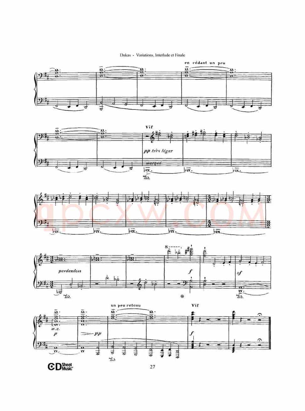 Variations, Interlude & Finale on theme de Rameau(拉摩主题变奏曲、间奏曲和终曲·第二部分)