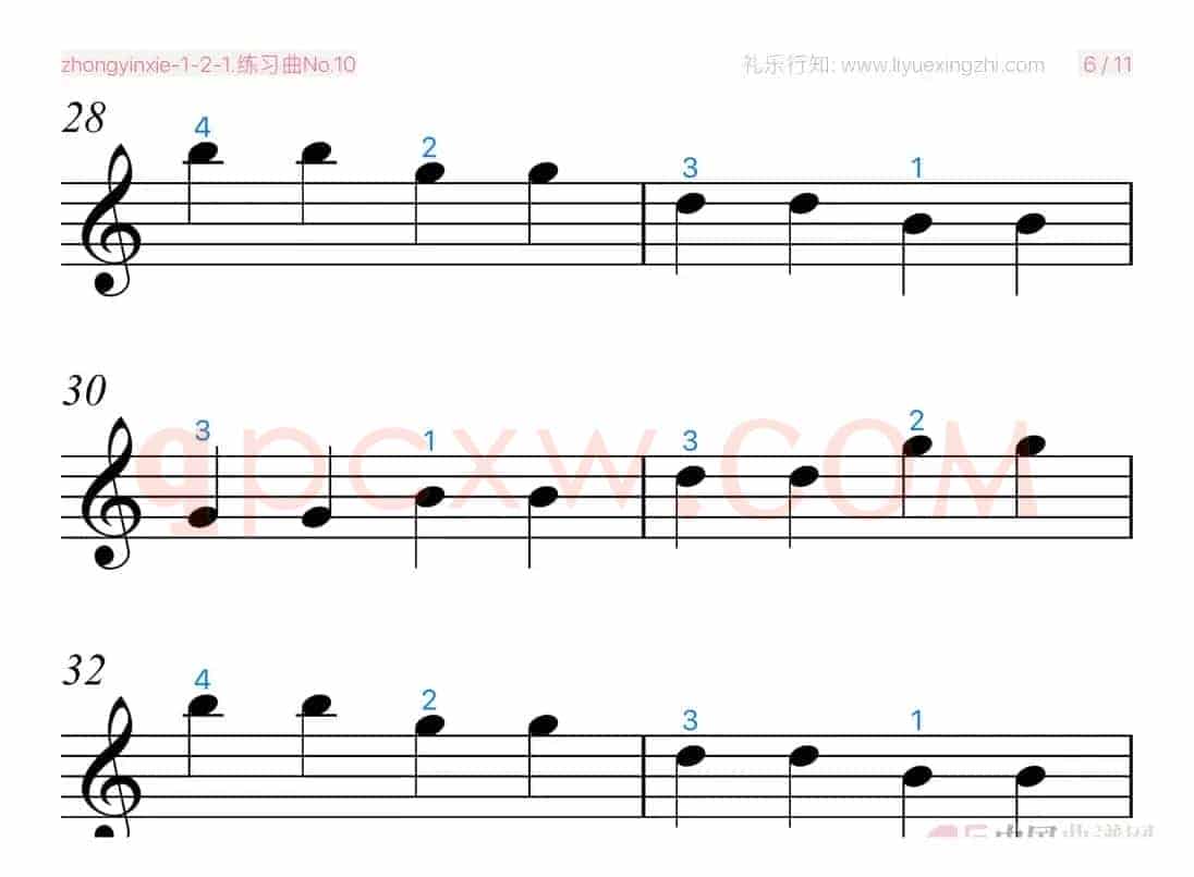 练习曲No.10（小提琴）