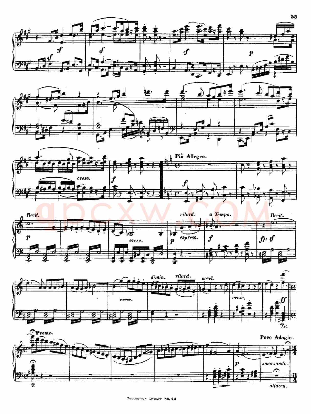 String Quartet No.15 in a Minor Op.132(a小调第十五弦乐四重奏·钢琴独奏版)