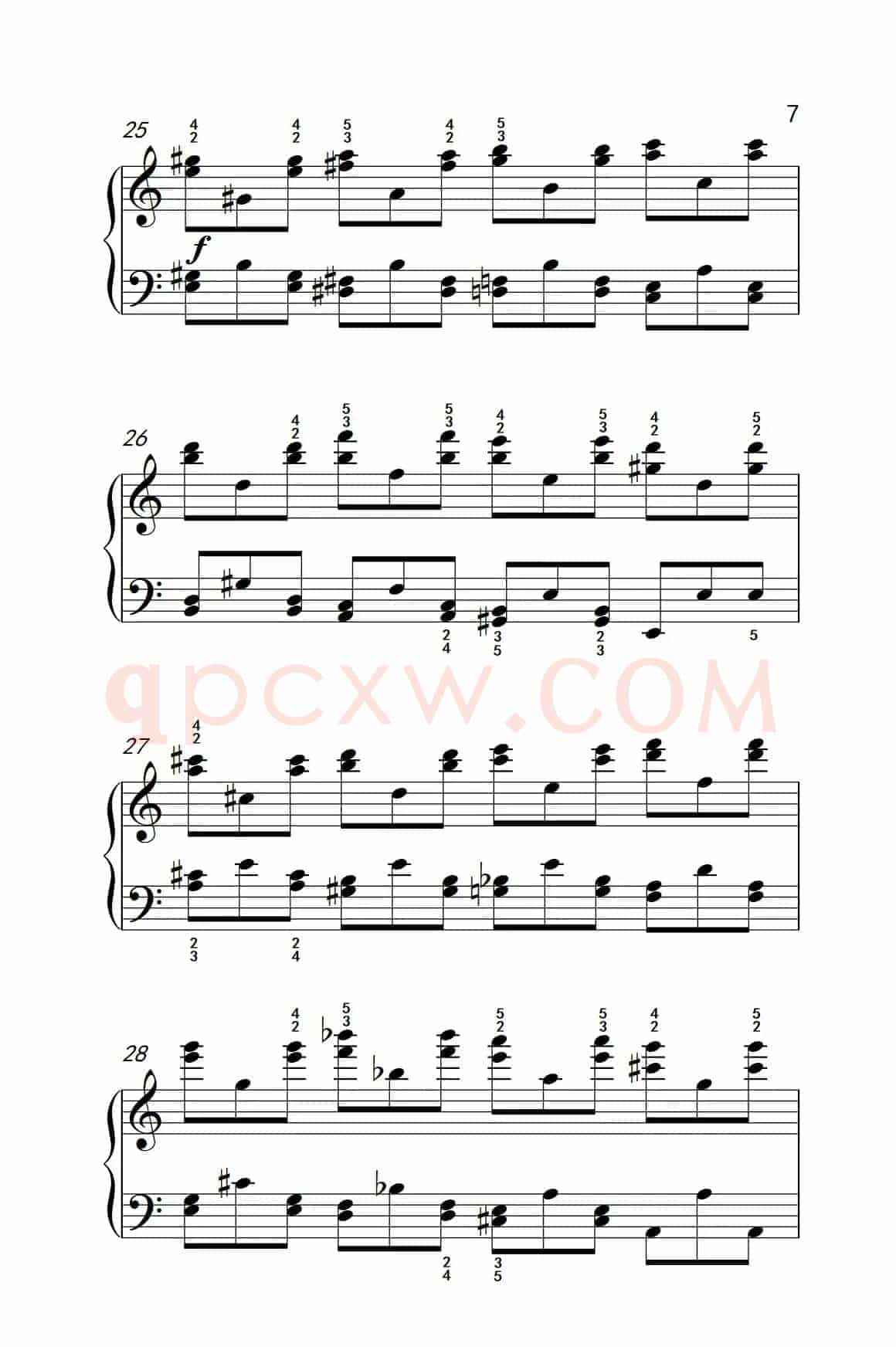 莫什科夫斯基 钢琴练习曲（第八首）
