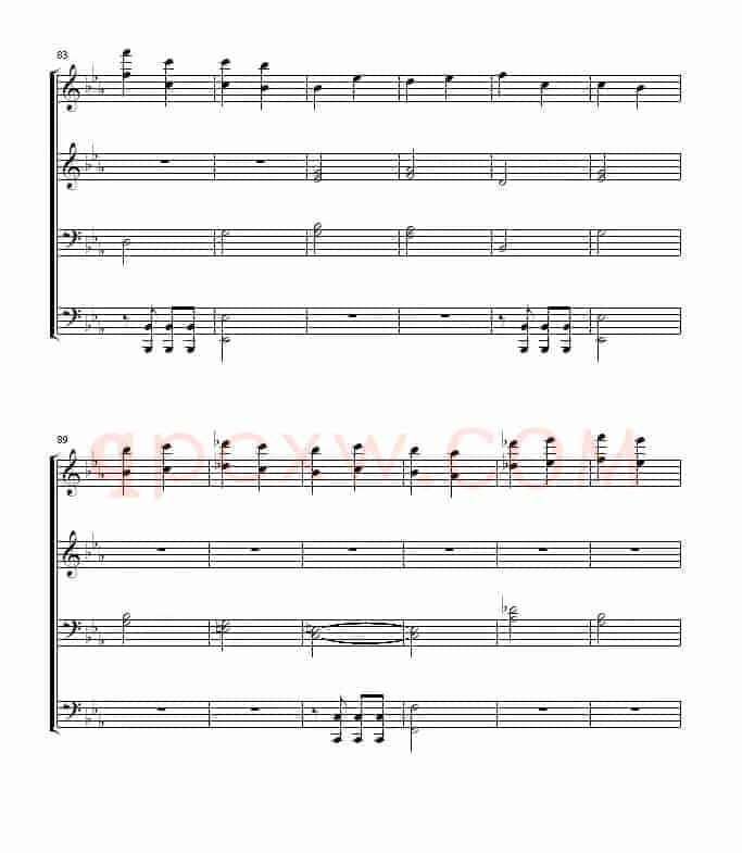 命运交响曲（四手联弹）