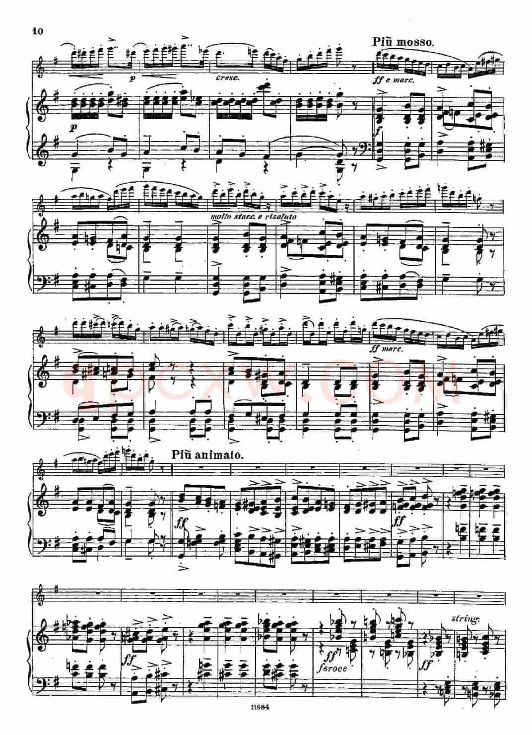 Introduction et Caprice（Op.58）（长笛+钢琴伴奏）