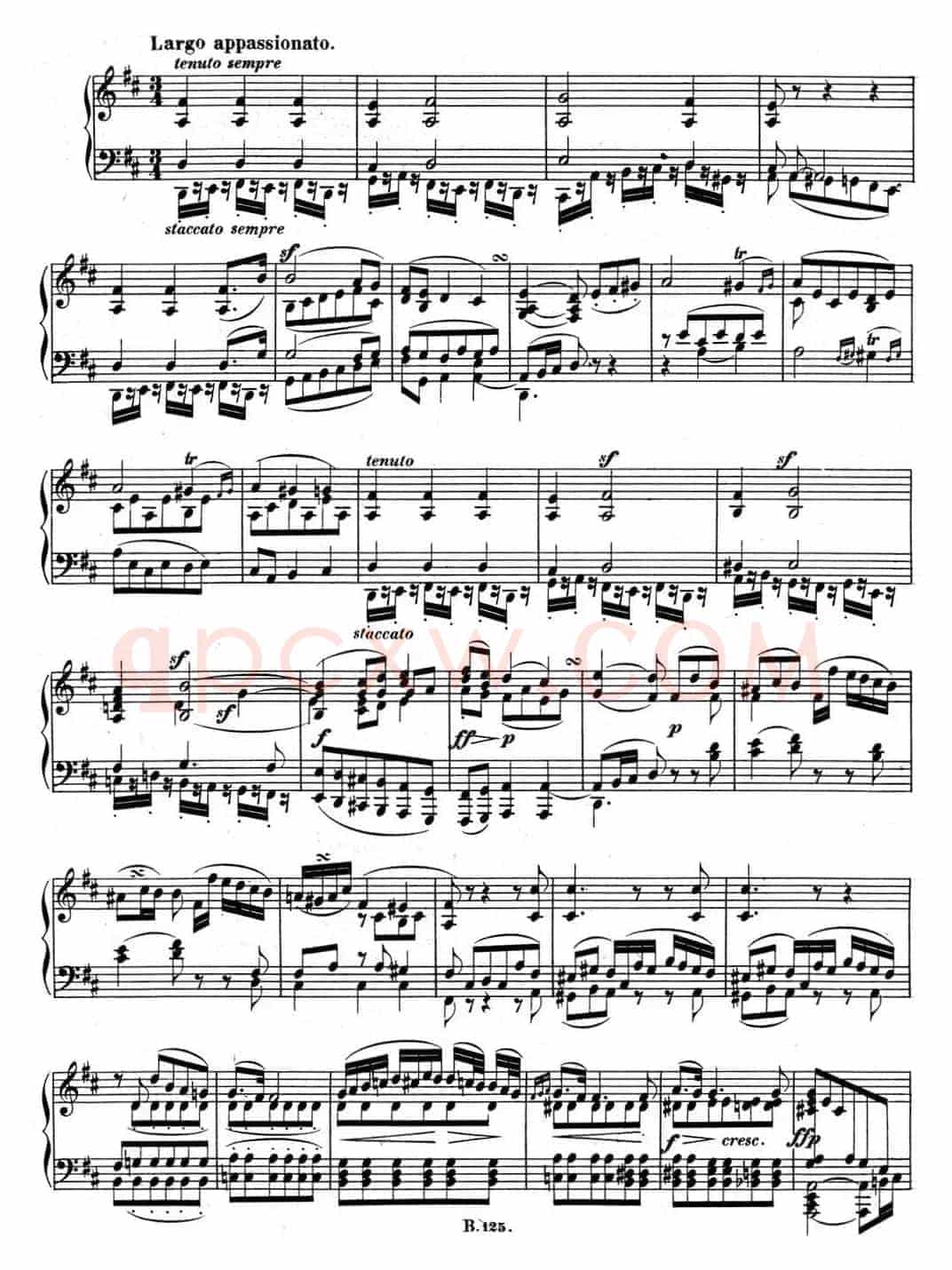 贝多芬钢琴奏鸣曲02 A大调 Op.2 No.2 A major