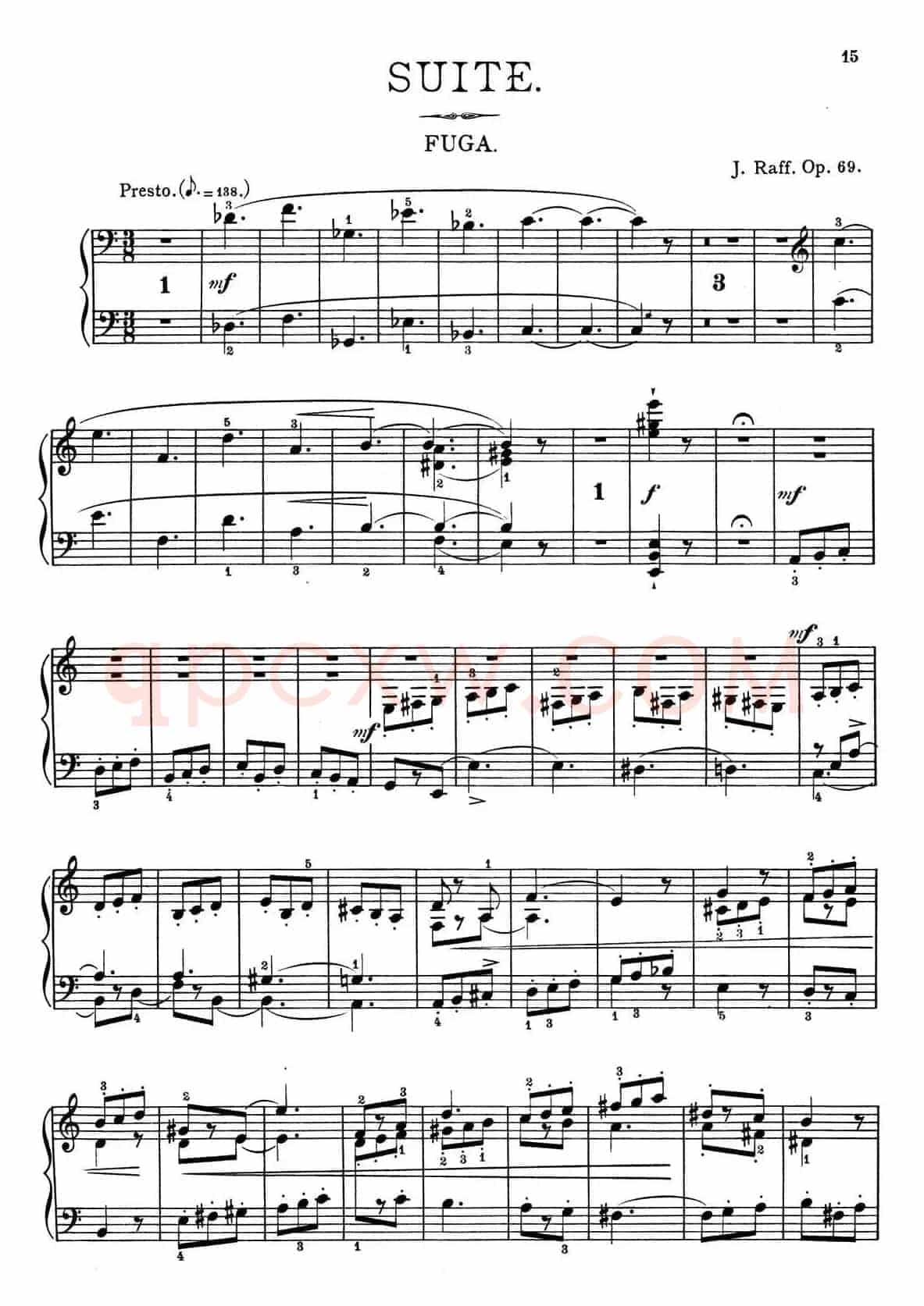 a小调第一组曲 Op.69(5、FUGA)