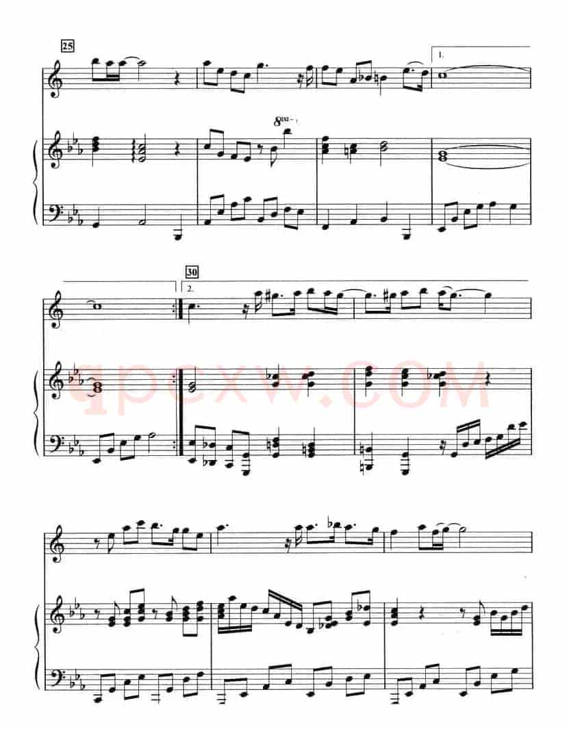 I Believe（萨克斯+钢琴伴奏）