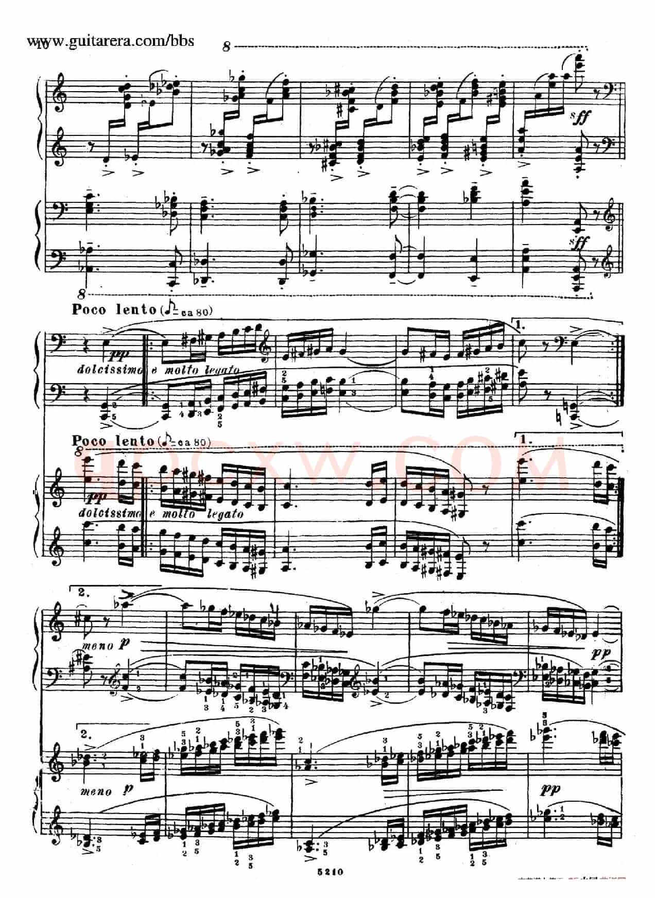 Variation on a Theme by Paganini(帕格尼尼主题变奏曲·双钢琴)