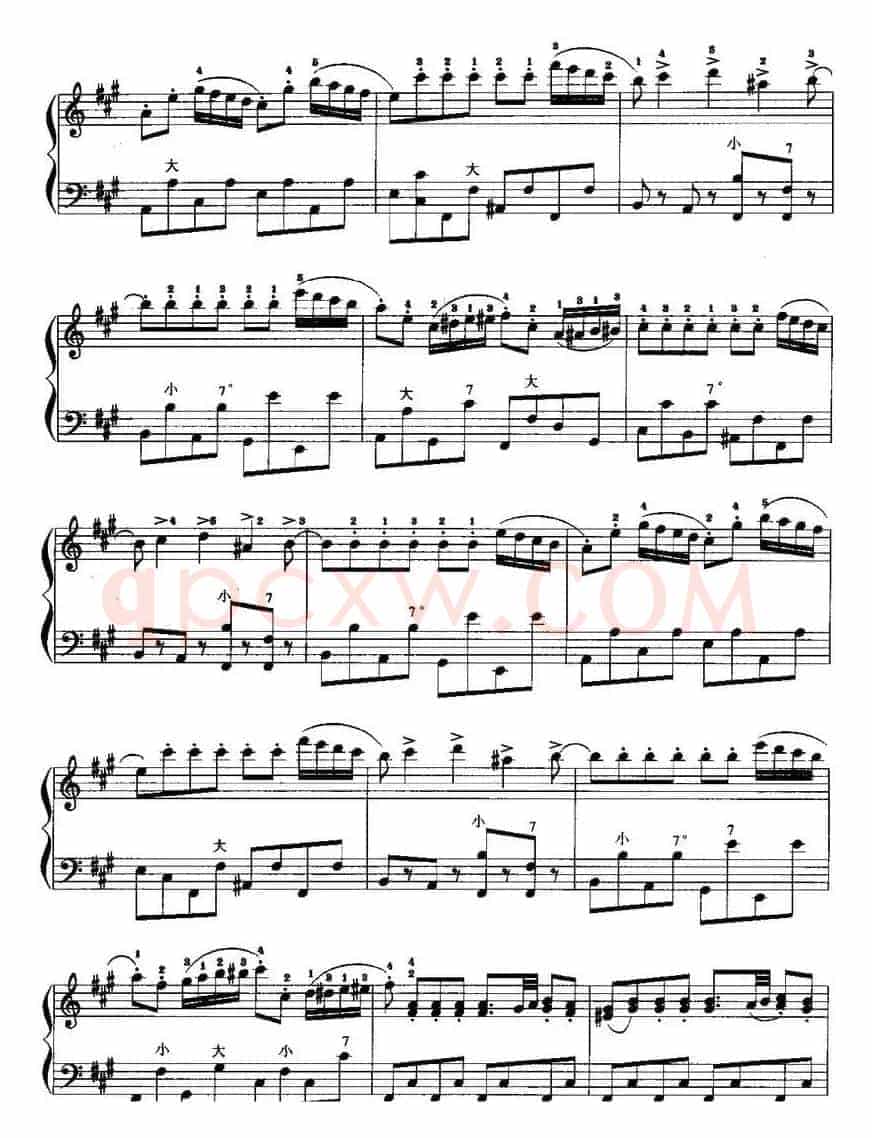 儿童手风琴曲：四小天鹅舞曲