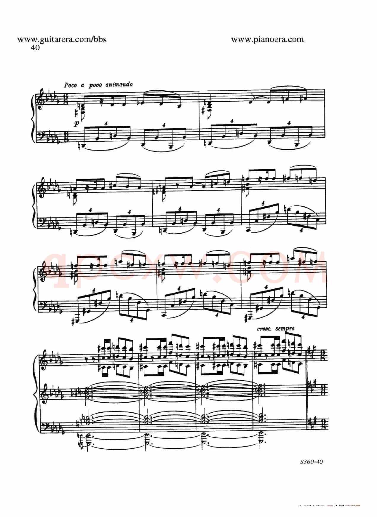 Fourth Piano Sonata S.360(第四钢琴奏鸣曲)