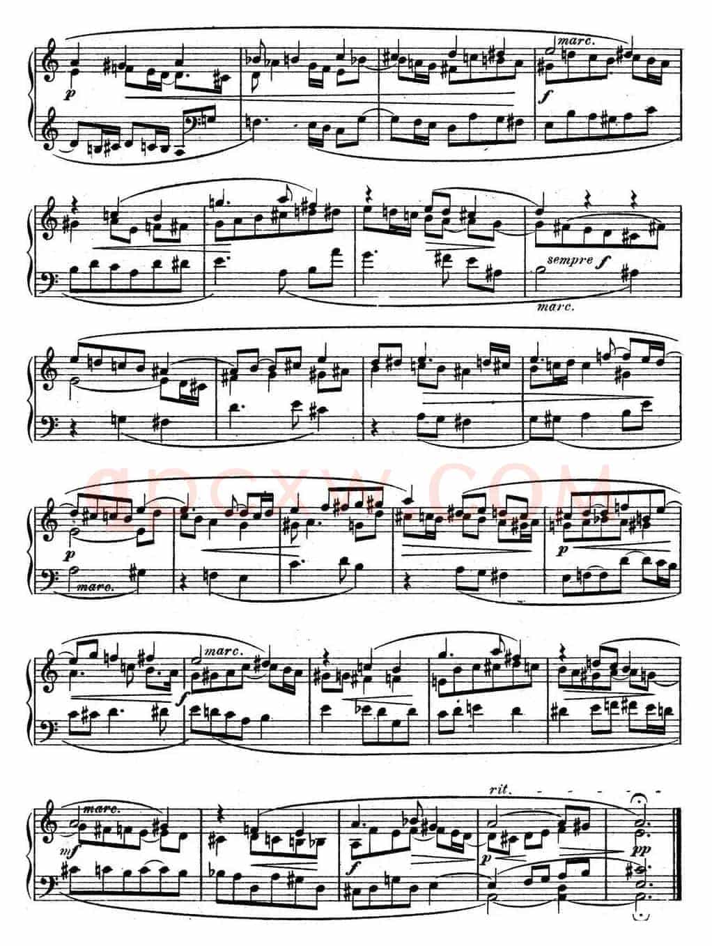 6 Preludes and Fugues Op.99(6首前奏曲与赋格·3)