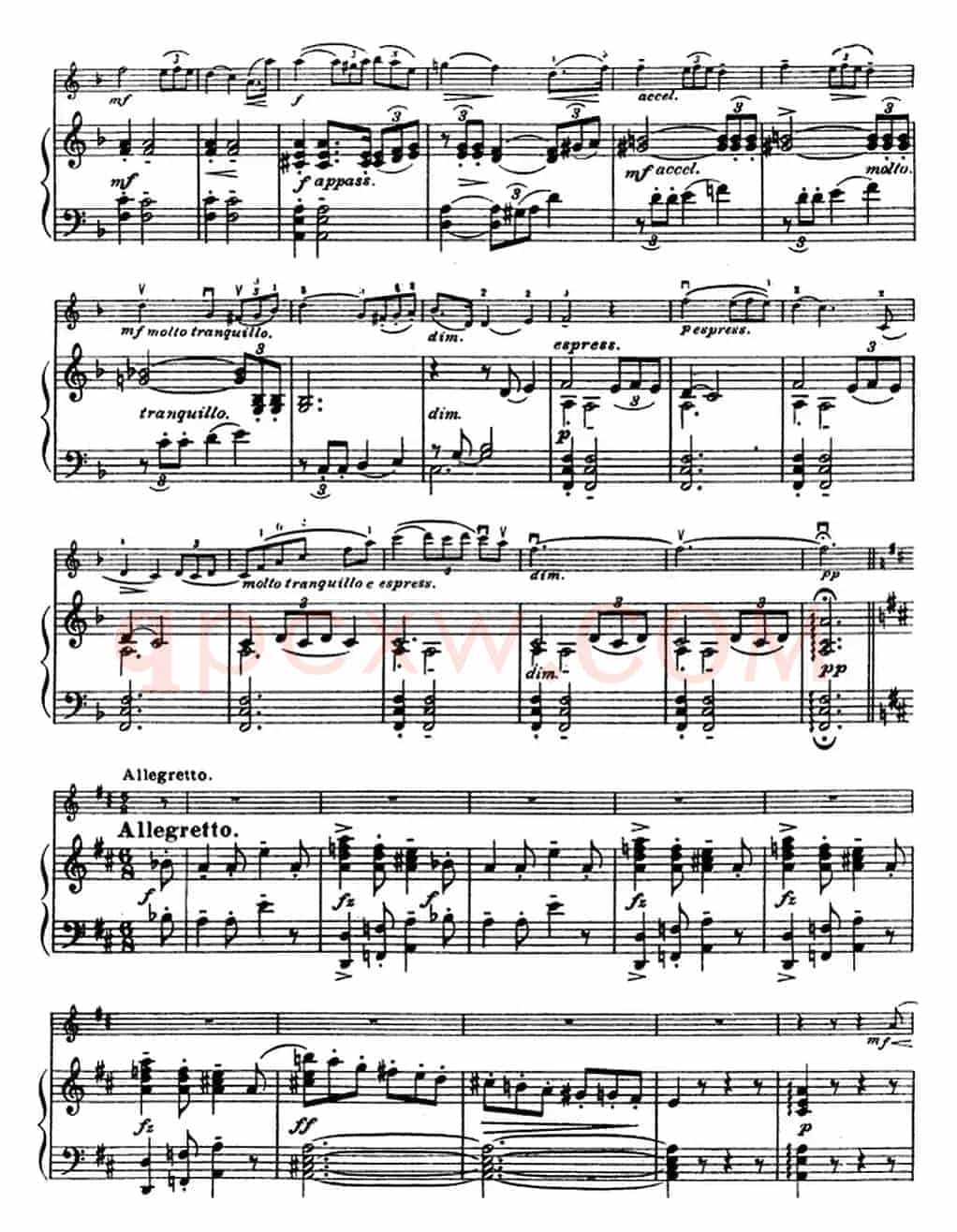 塞茨初级小提琴协奏曲Op.15（D大调学生协奏曲）