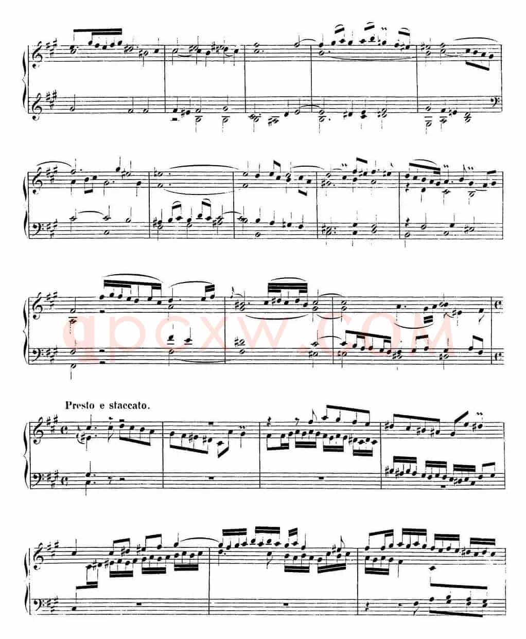 Toccata BWV 910(7首托卡塔·No.1 #F小调)