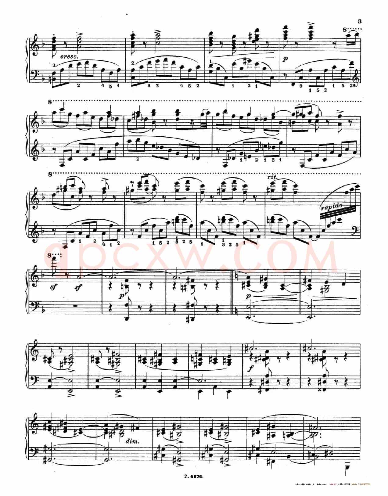 Charakterskizzen Op.40(个性素描 2. 往事 Jadis)