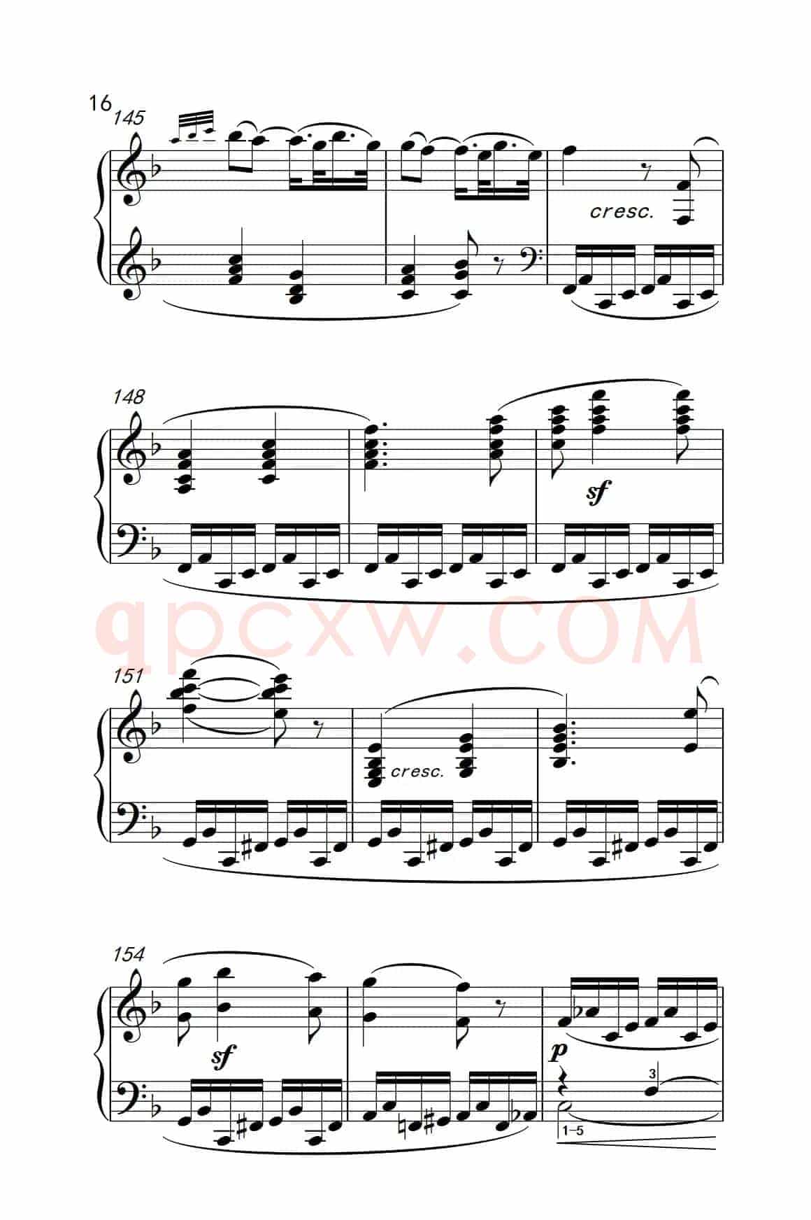 奏鸣曲 Opus 10 Nr.2 第一乐章（贝多芬奏鸣曲集 2）