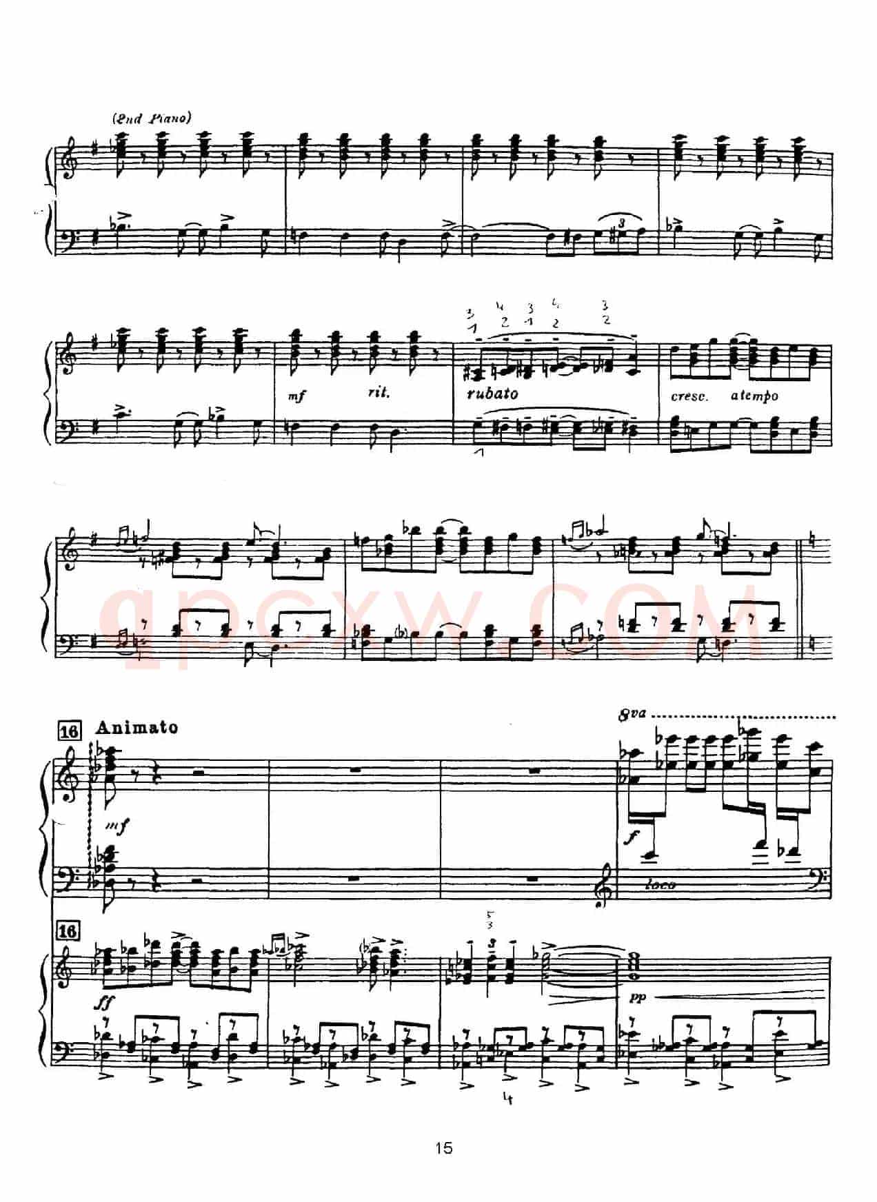 Rhapsody in Blue（蓝色狂想曲）（双钢琴）