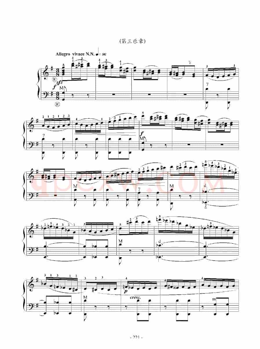 E大调协奏曲（九级练习曲）