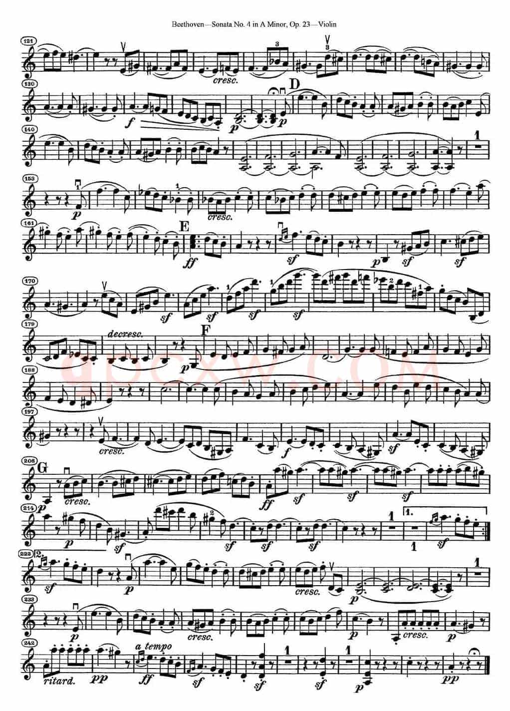 Violin Sonata No.4 in A Minor Op.23