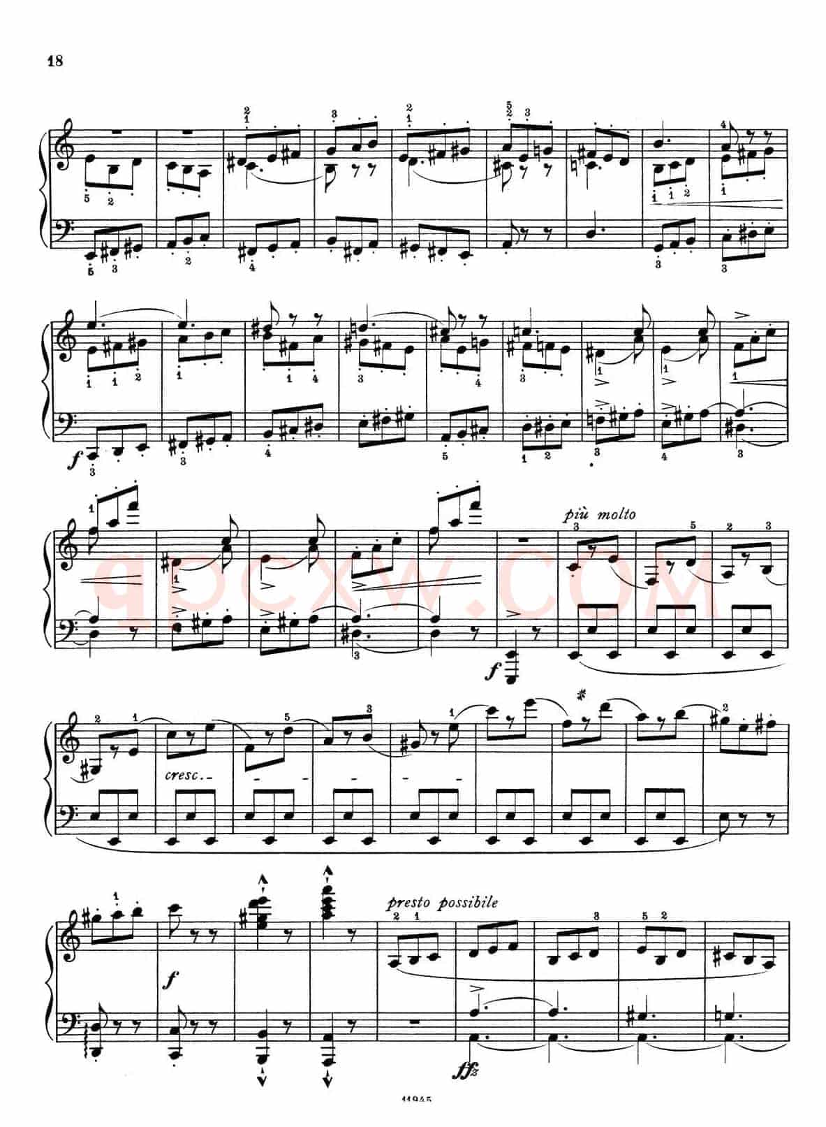 a小调第一组曲 Op.69(5、FUGA)