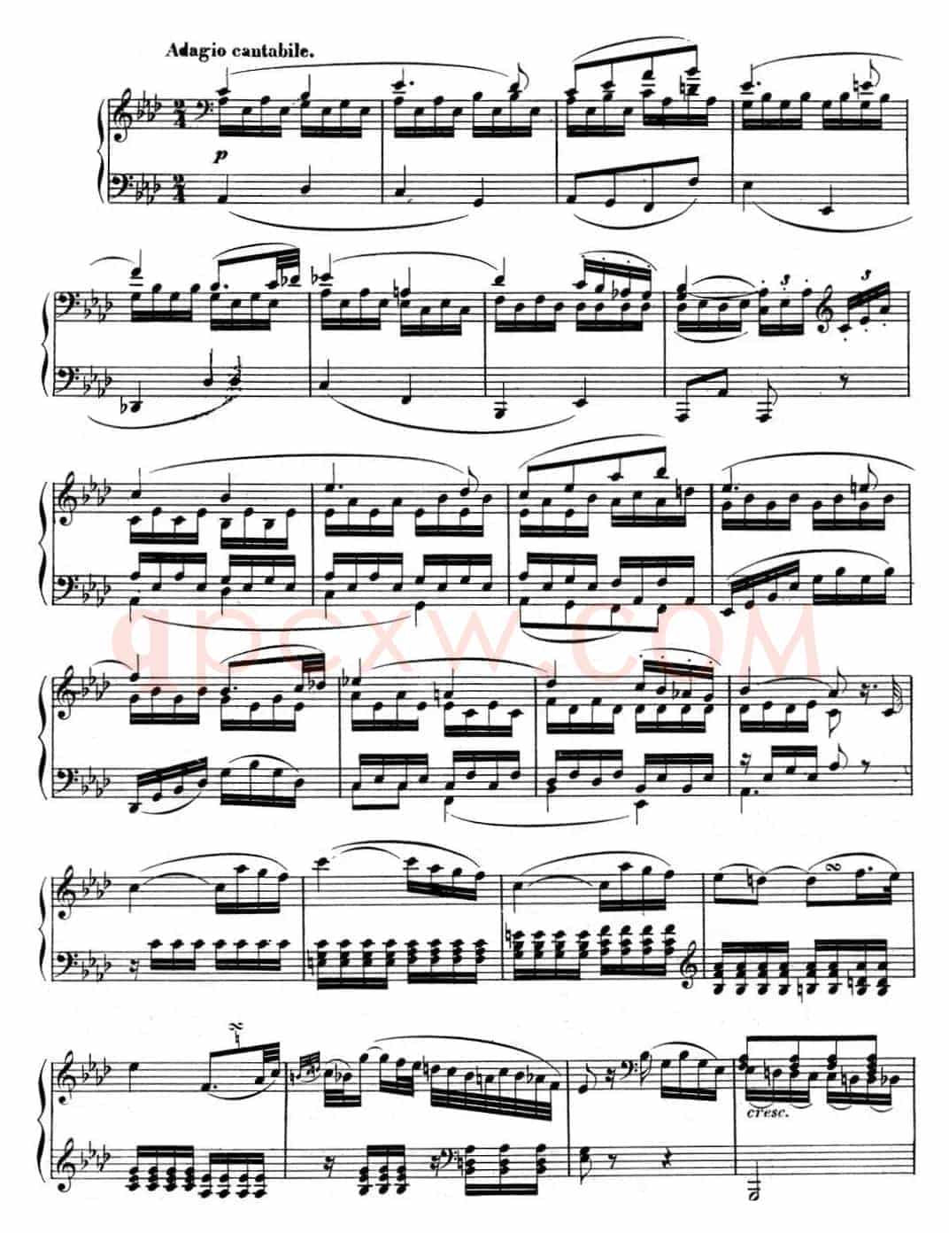 贝多芬钢琴奏鸣曲08 悲怆 C小调 Op.13 C minor