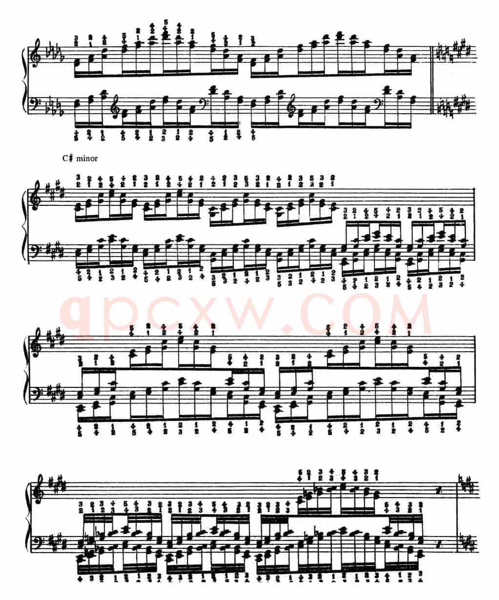 Technical Exercises S.146(李斯特钢琴技巧练习 BOOK Ⅺ)