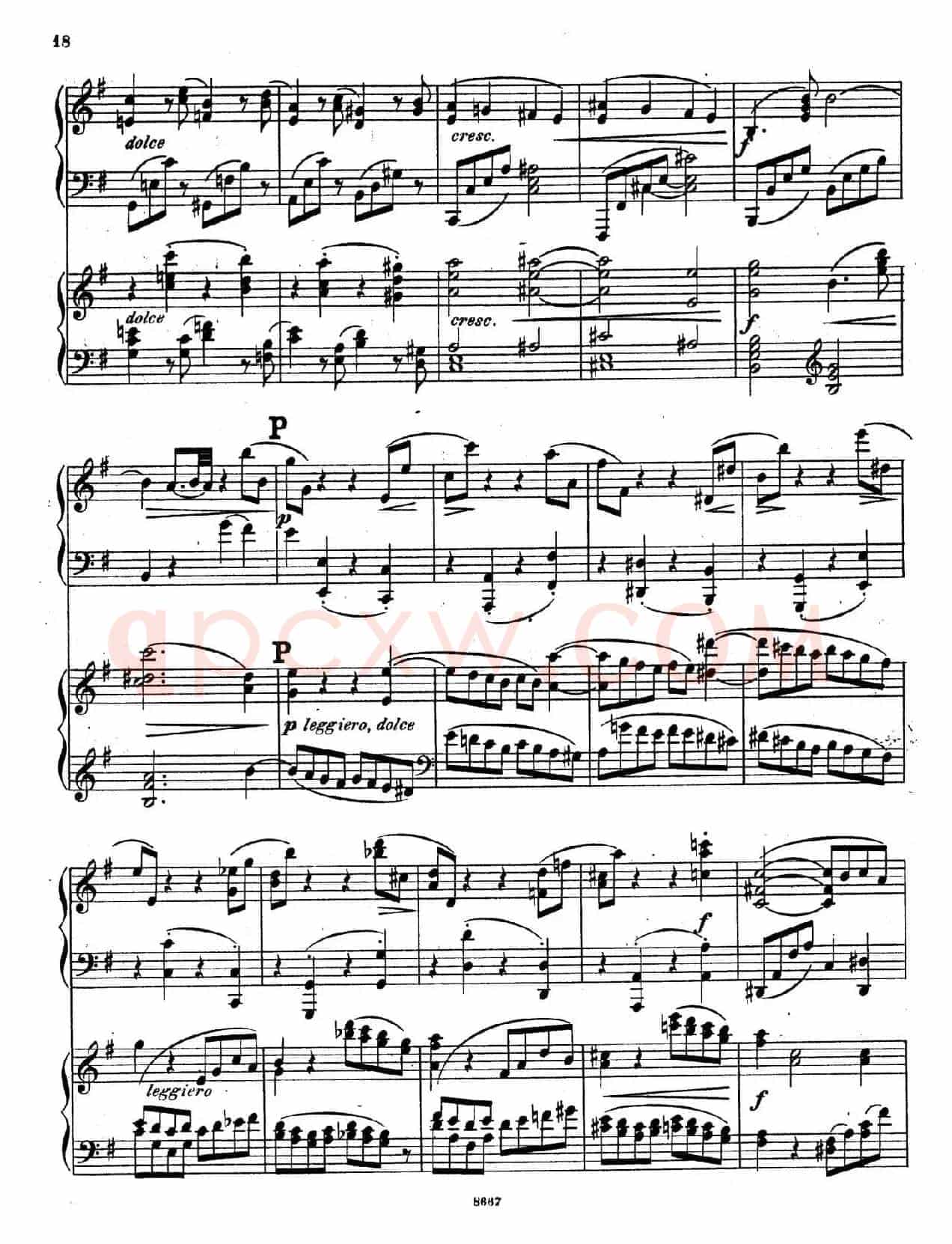 Symphony No.4 in e Minor Op.98(e小调第四交响曲·双钢琴)