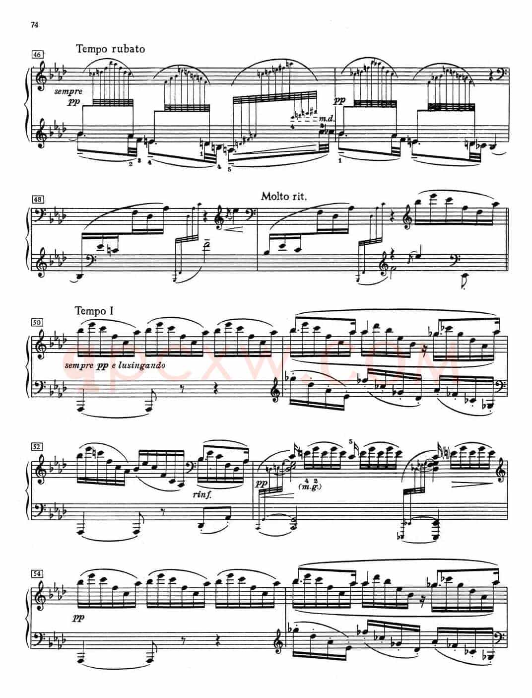 德彪西12首钢琴练习曲(11 琶音练习v1.0 arpèges composés)