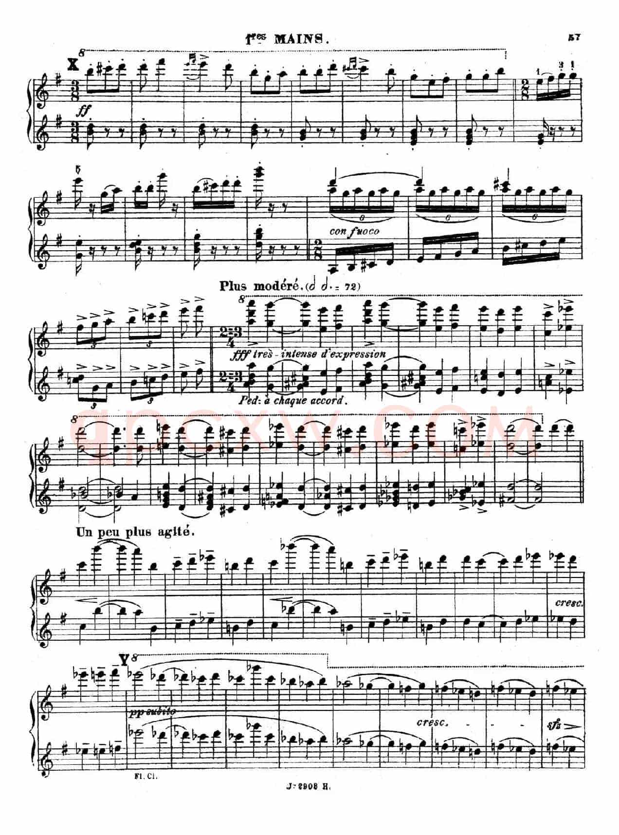 Symphony on a French Mountain Air Op.25(法国山歌交响曲·双钢琴·Ⅲ)