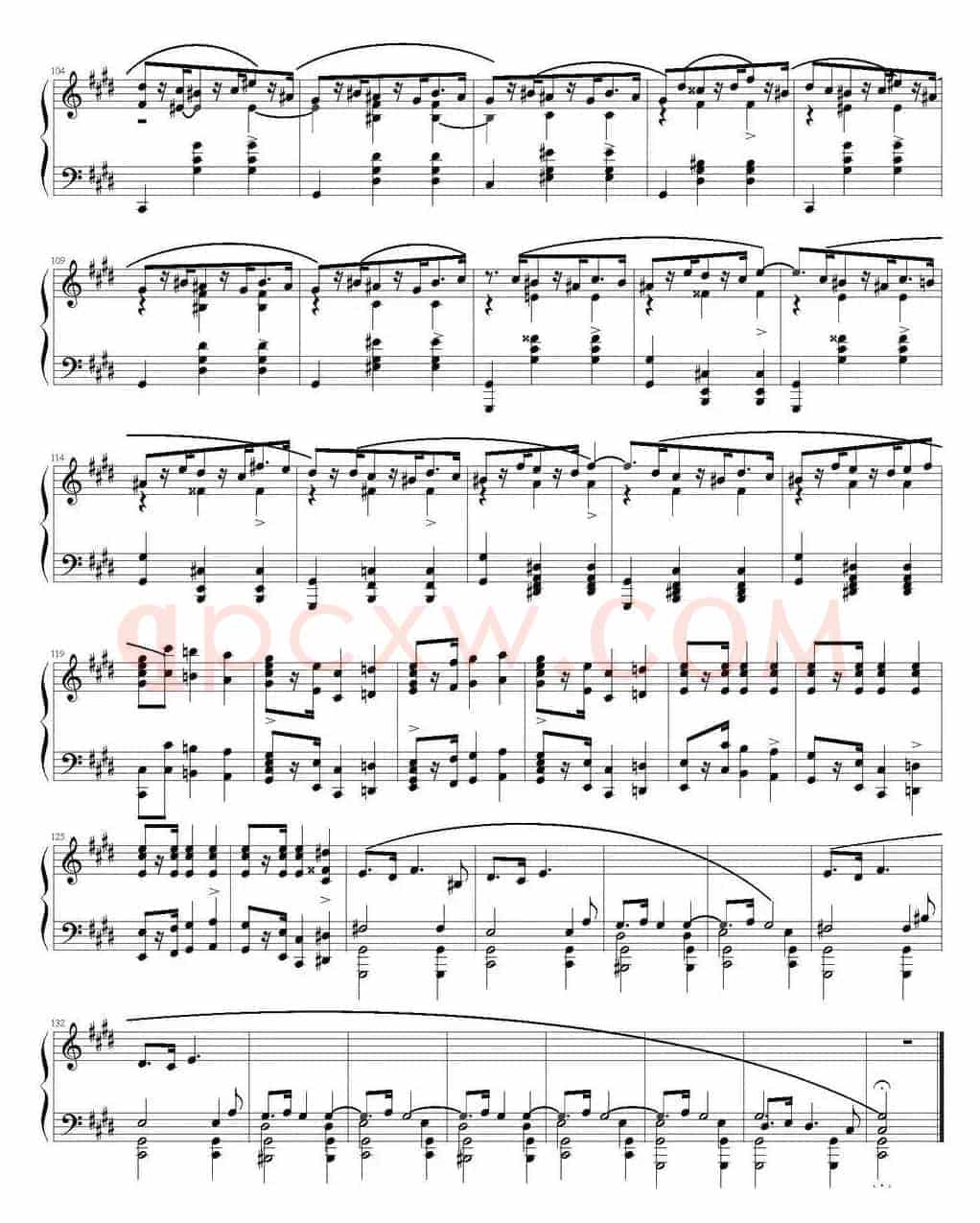 肖邦《升C小调马祖卡》Op.41 No.4