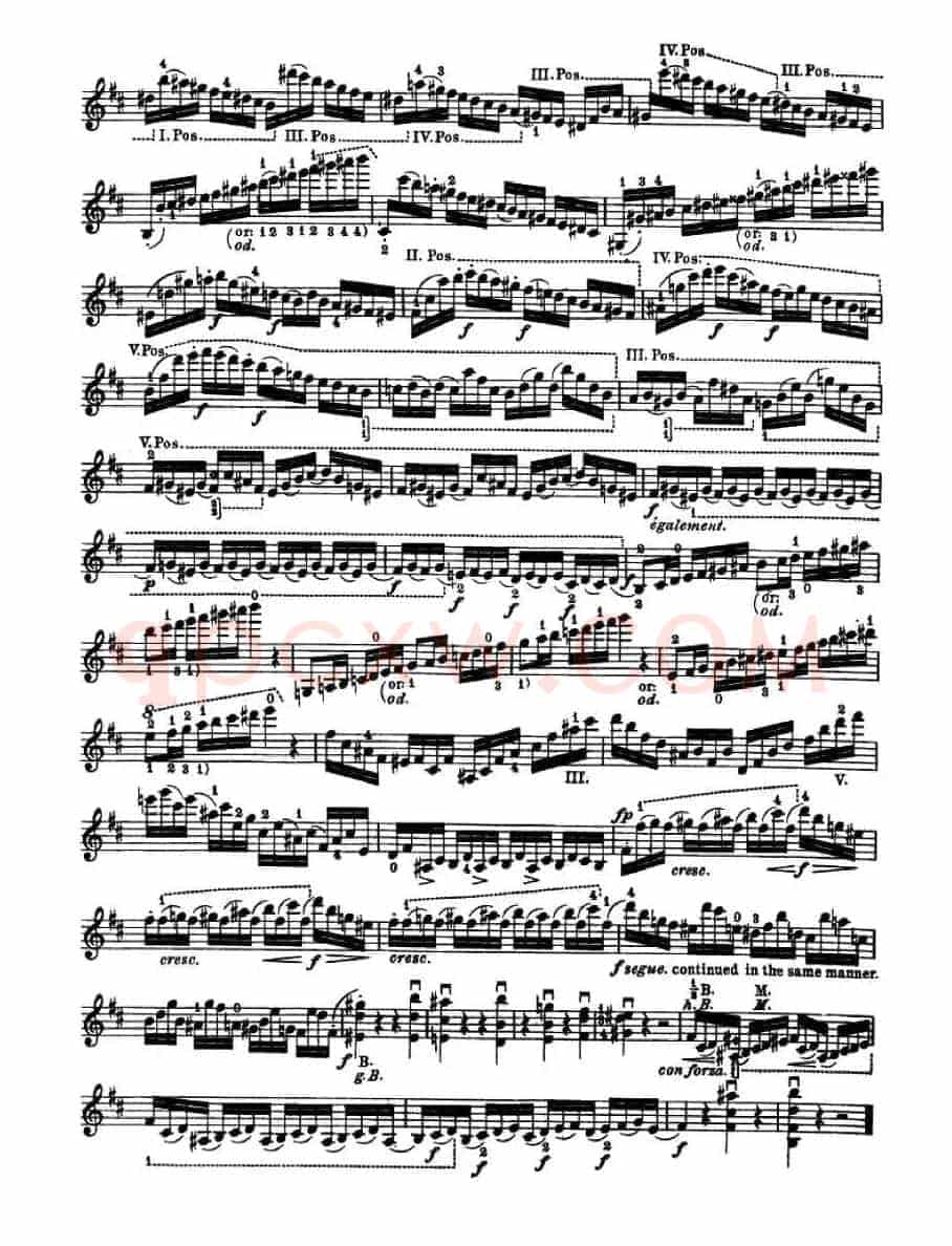 24首小提琴练习曲之6