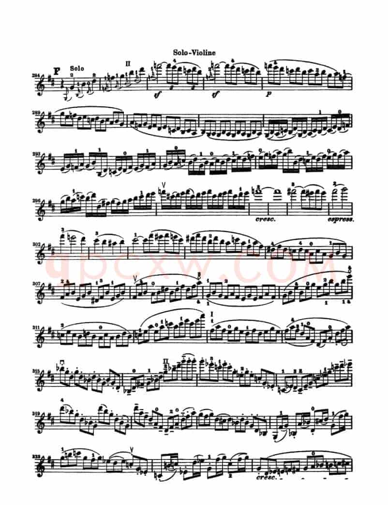 Konzert fur Violine（贝多芬小提琴协奏曲）