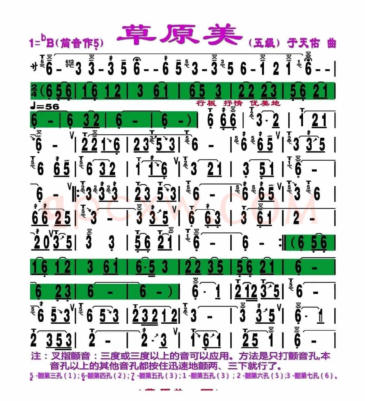 草原美（刘慧淑制谱版）