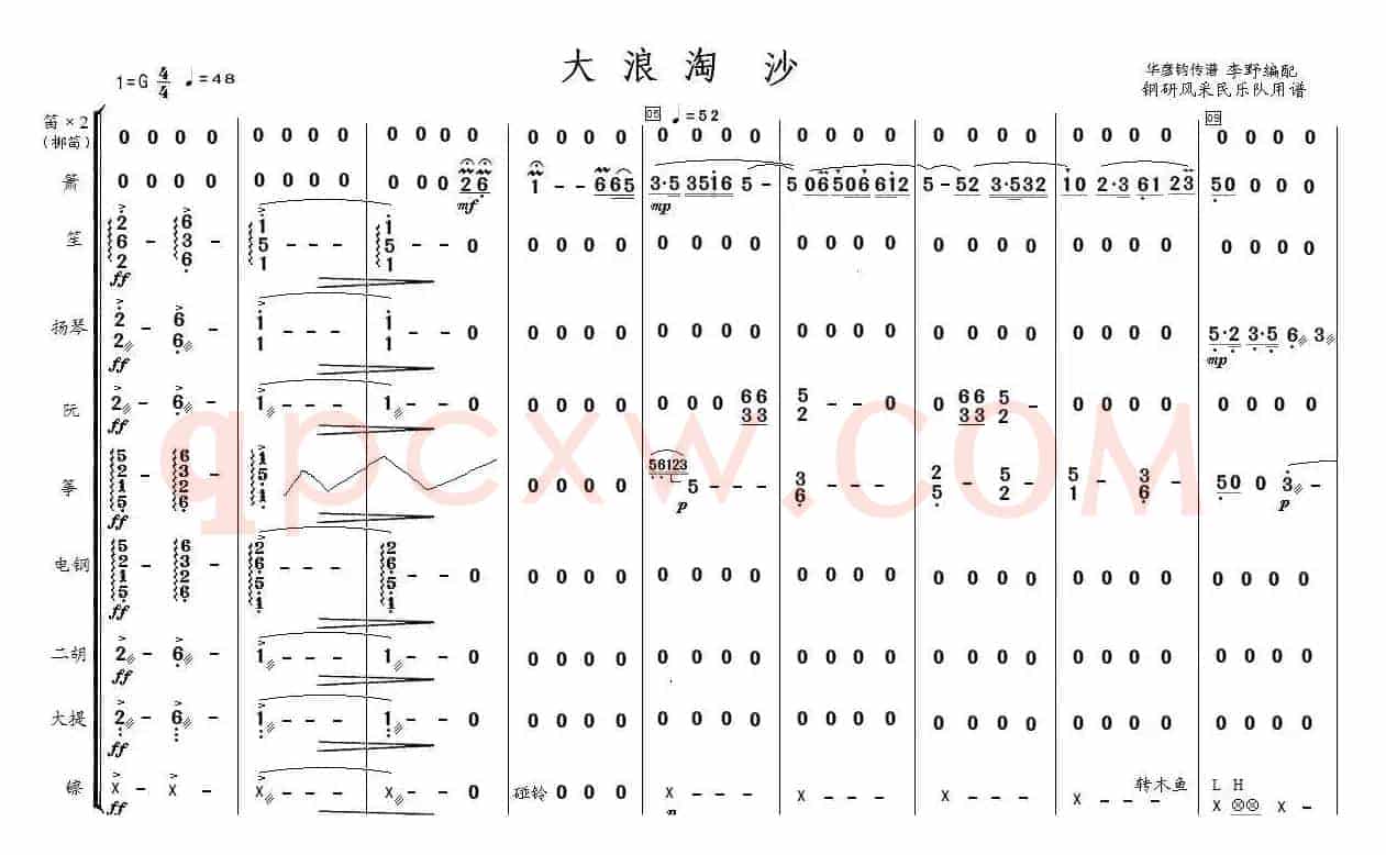 大浪淘沙（器乐合奏）