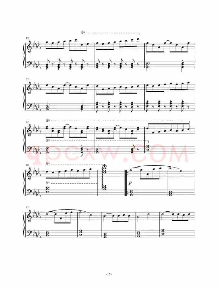 Db大调作曲练习