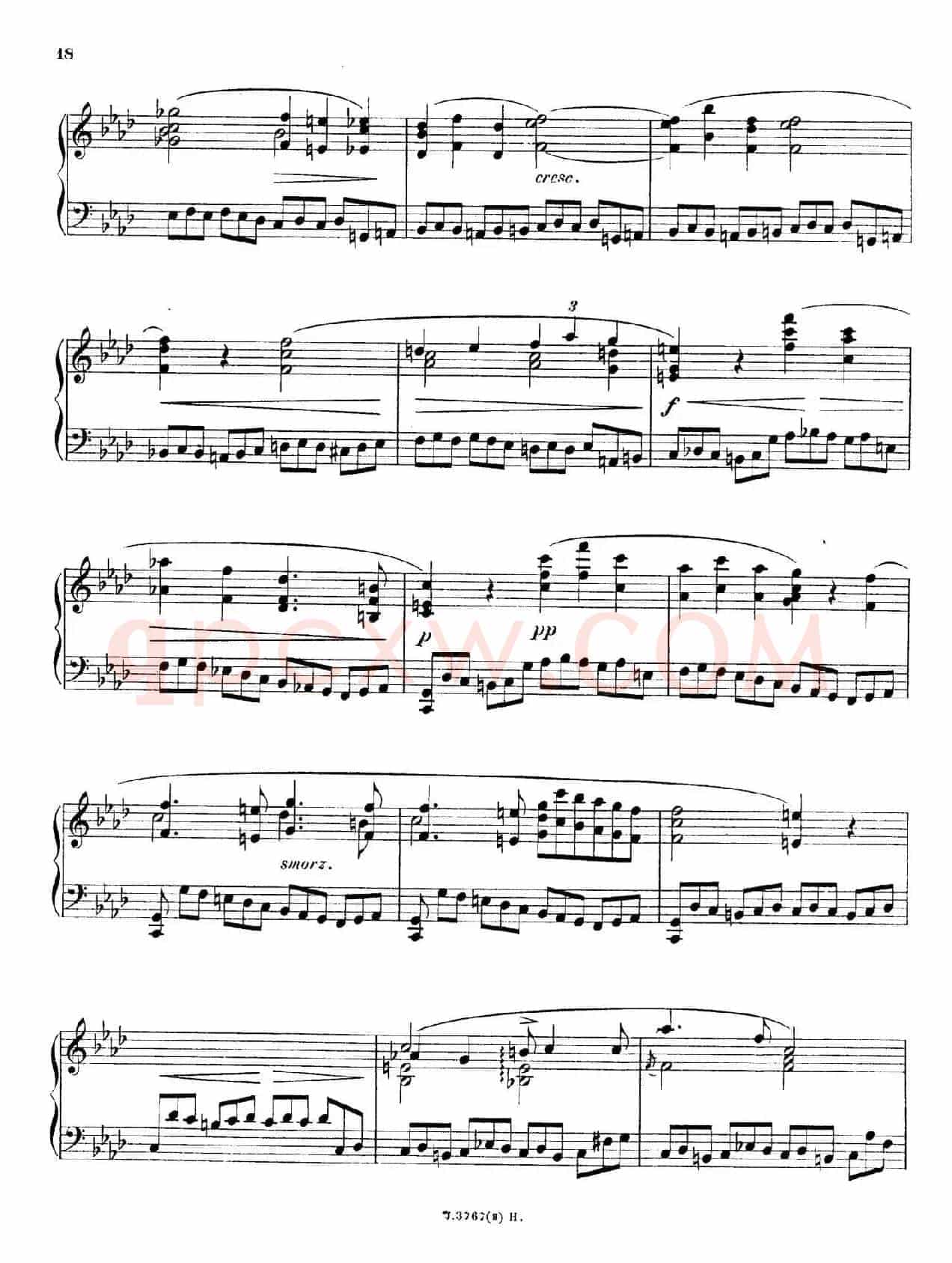 6 Etudes de Concert（6首音乐会练习曲·3）