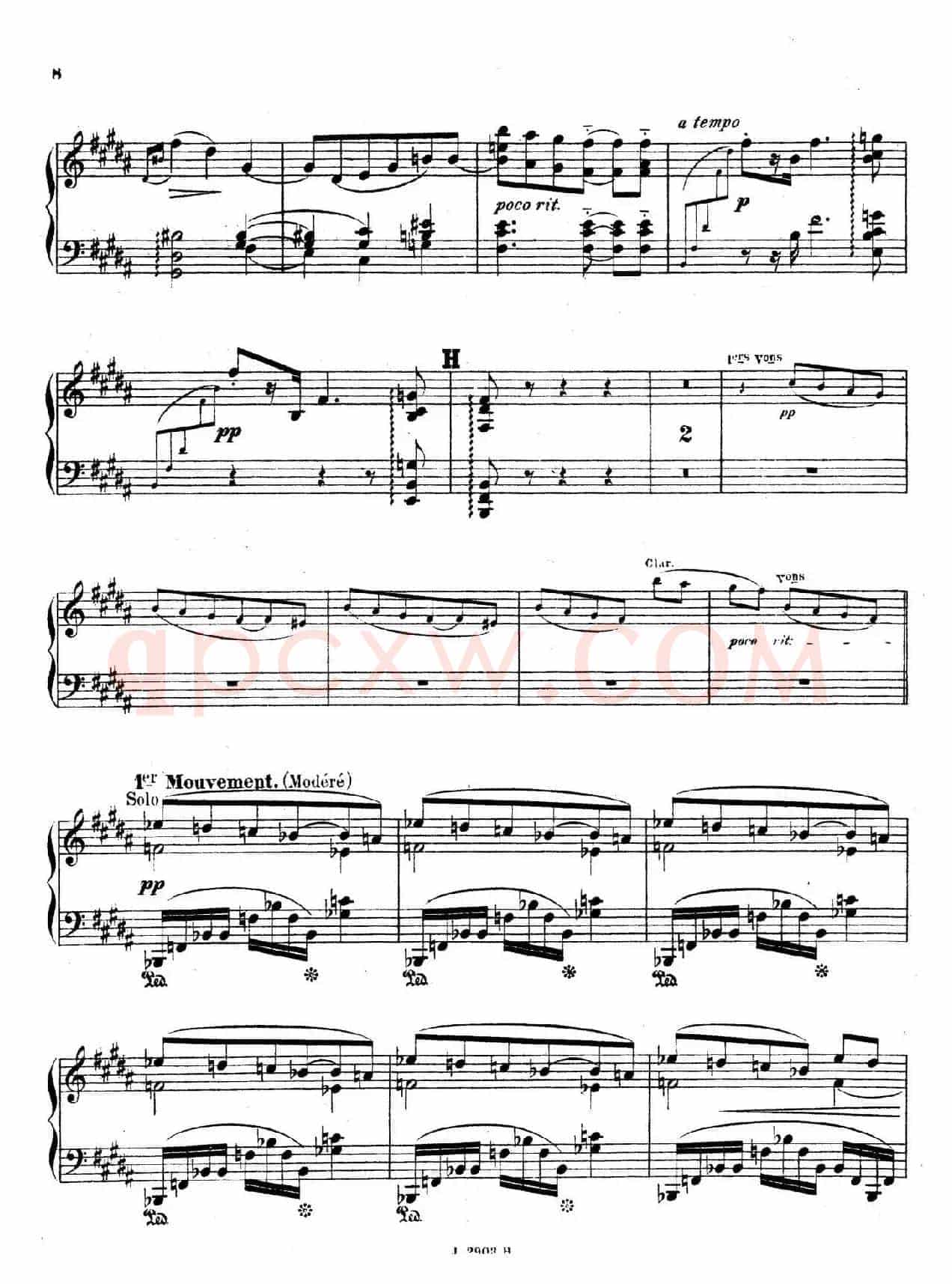 Symphony on a French Mountain Air Op.25(法国山歌交响曲·钢琴独奏·Ⅰ)