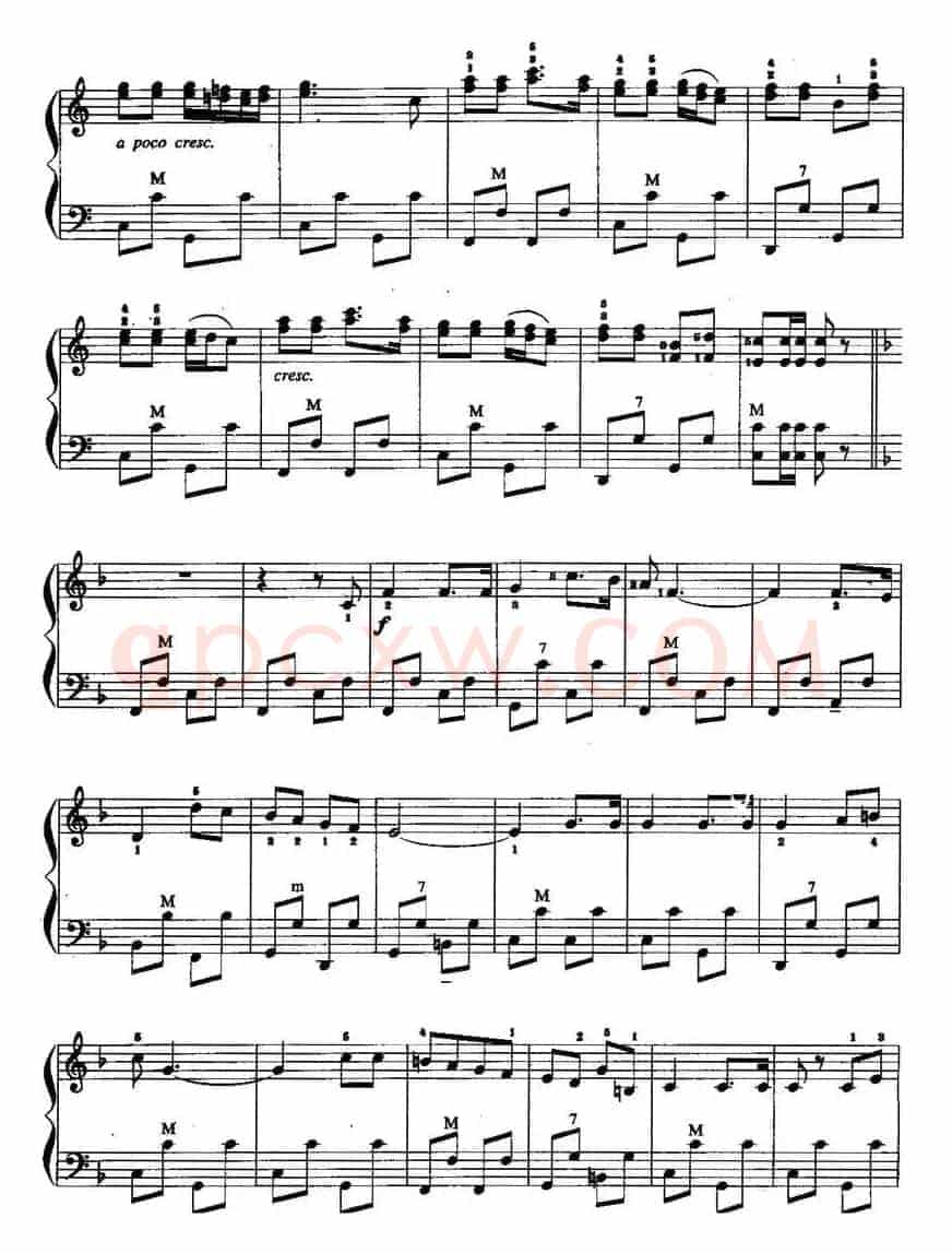 儿童手风琴曲：美国巡逻兵