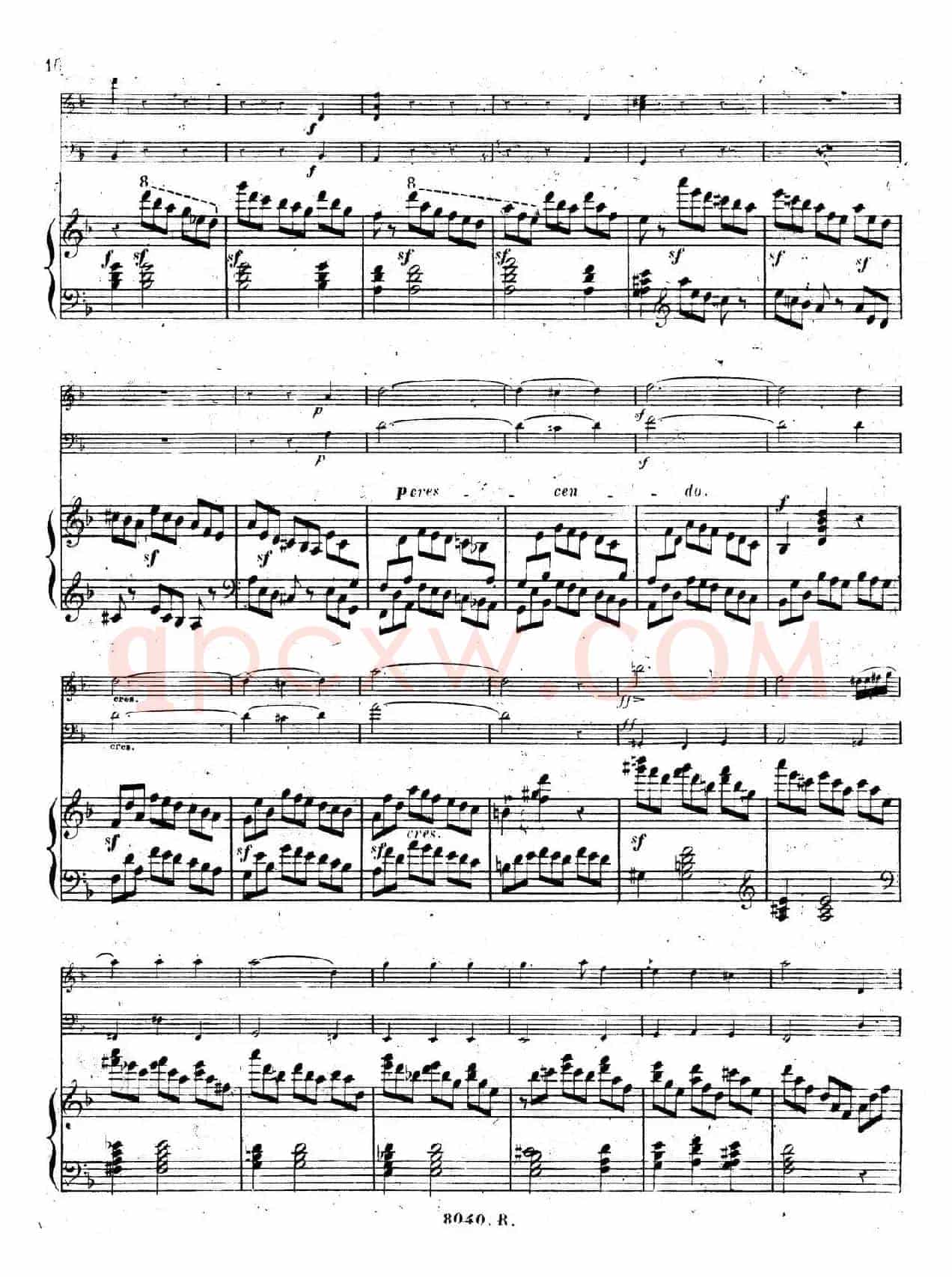 Piano Trio No.1 in d Minor Op.49（d小调第一钢琴三重奏·第一乐章）