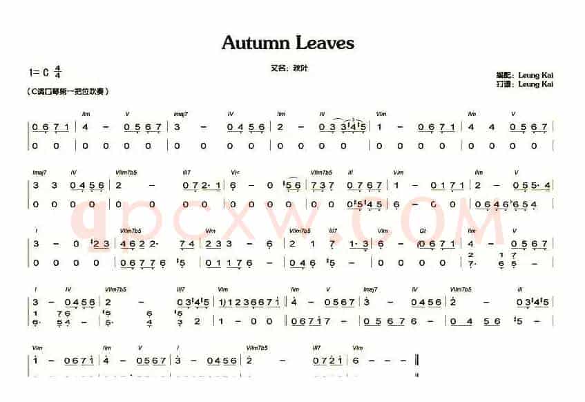 Autumn Leaves（秋叶）