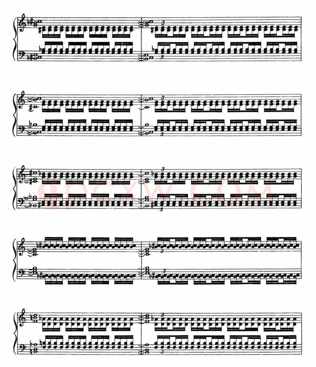 Technical Exercises S.146(李斯特钢琴技巧练习 BOOK Ⅸ)
