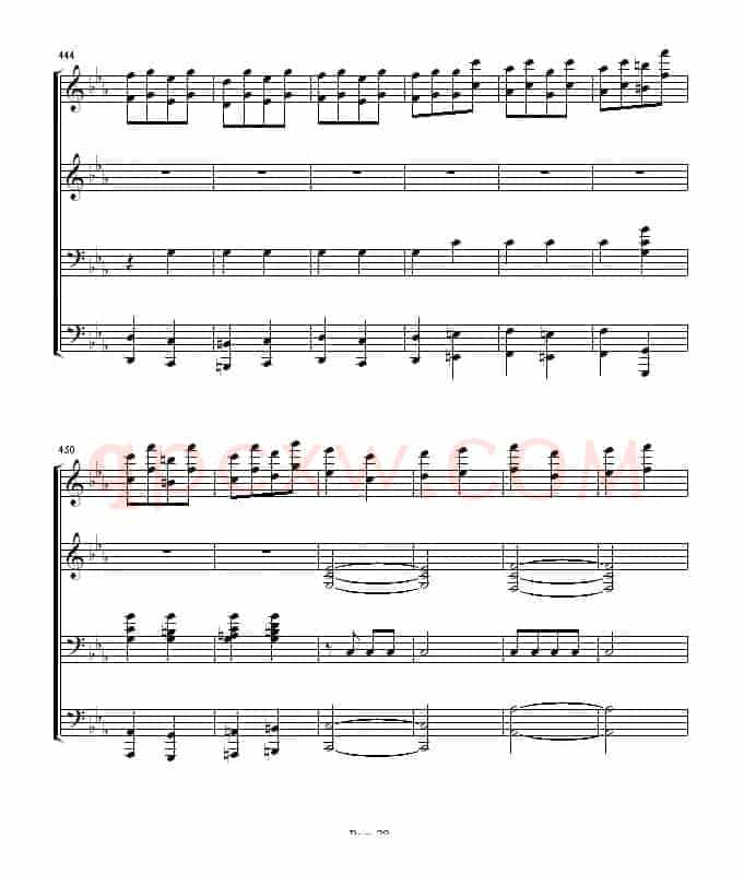 命运交响曲（四手联弹）
