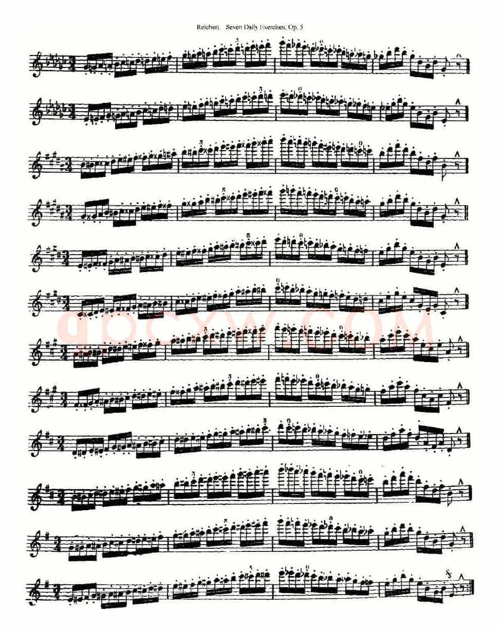 Seven Daily Exercises, Op.5（每日练习七首，作品5号）