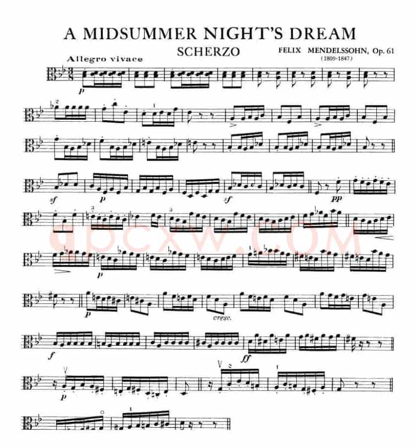 A MIDSUMMER NIGHT'S DREAM（中提琴）