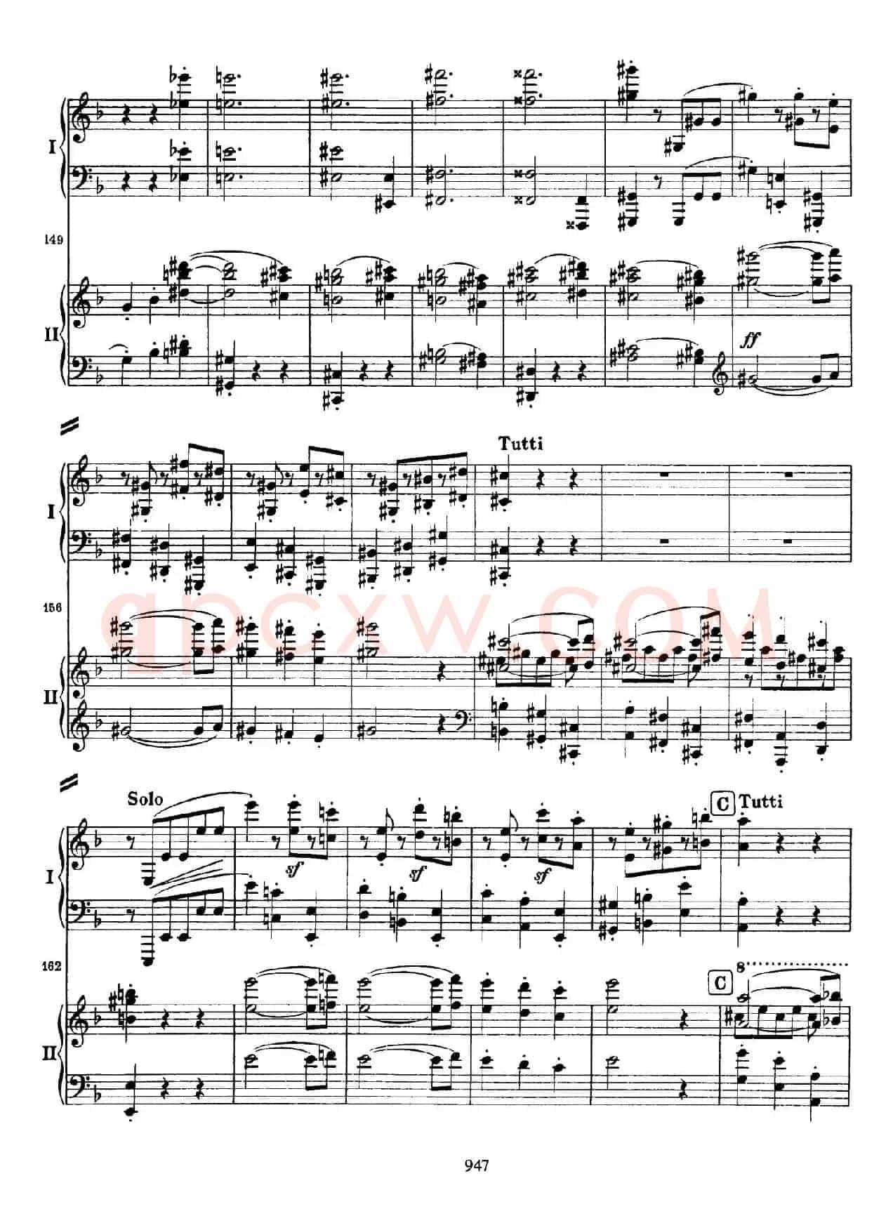 降B大调第二钢琴协奏曲 （P41——50）