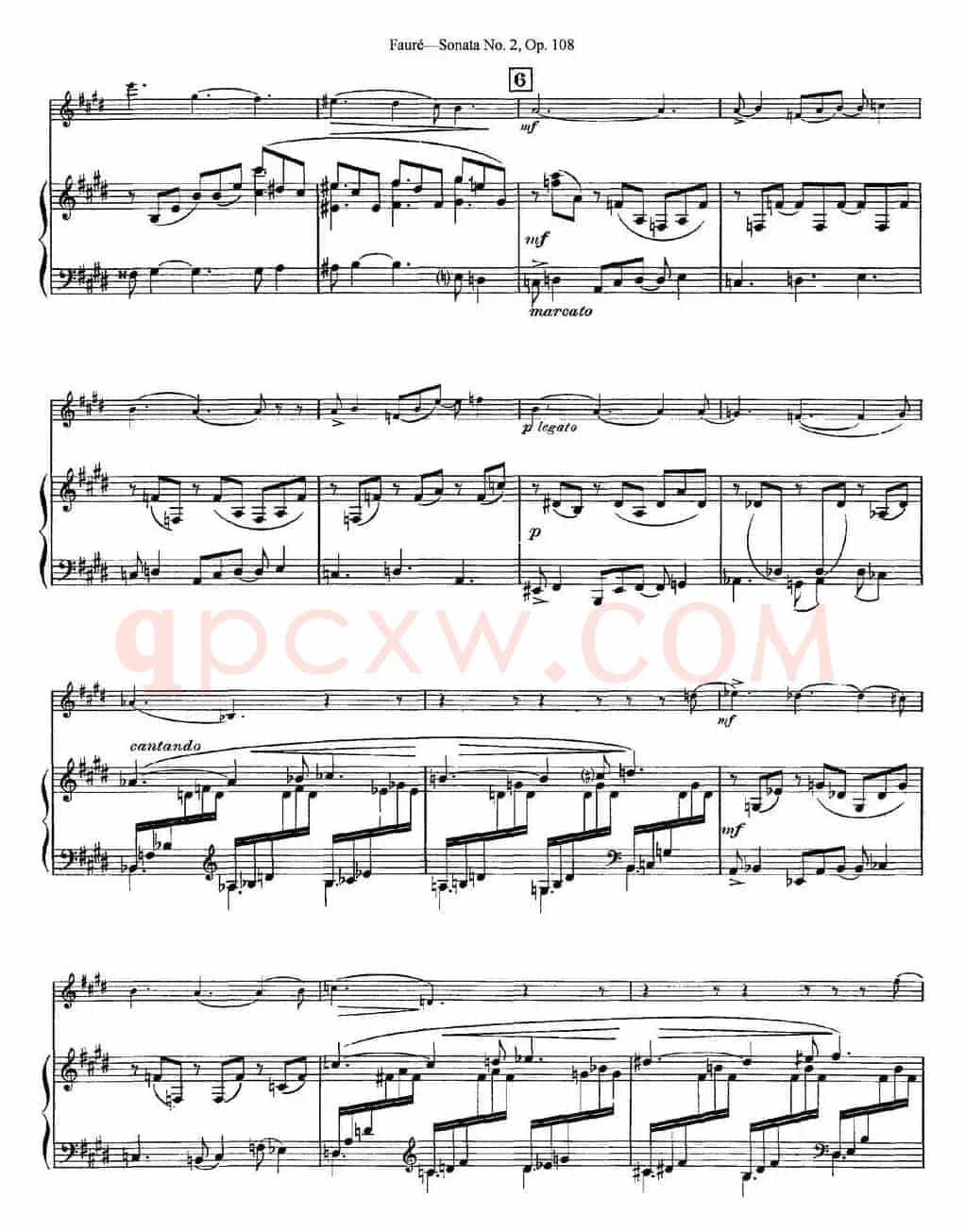 Violin Sonata No.2 Op.108（小提琴+钢琴伴奏）