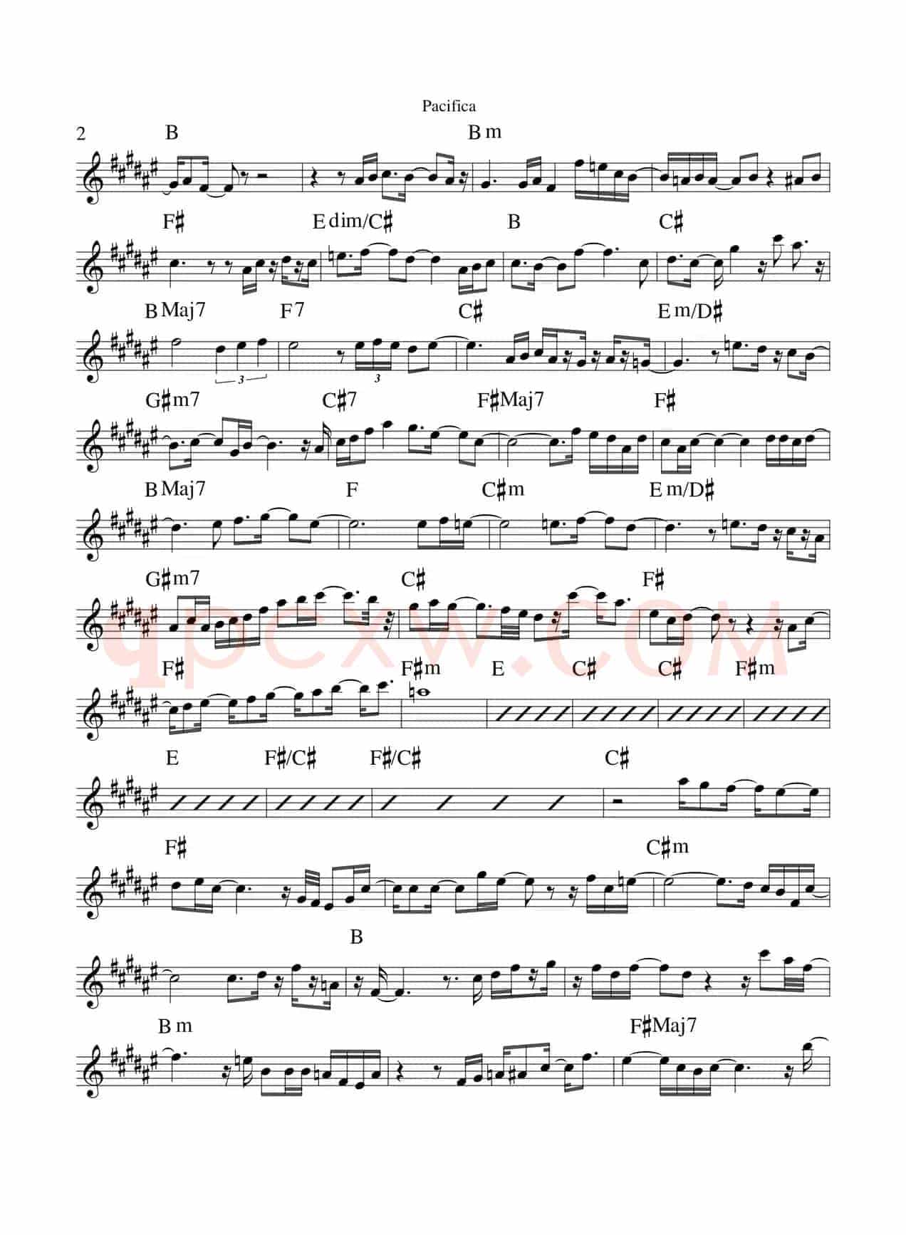 Pacifica（中音萨克斯）