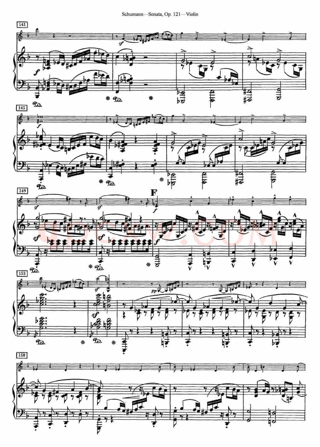 Violin Sonata Op.121（小提琴+钢琴伴奏）