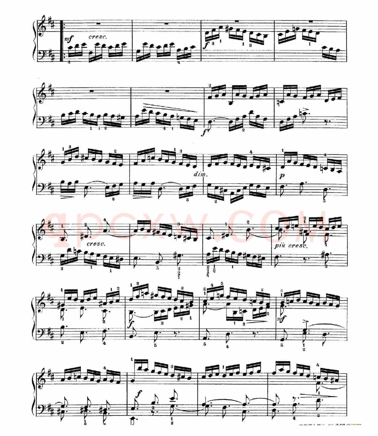 Six Partitas BWV 825-830(6首帕蒂塔·4)
