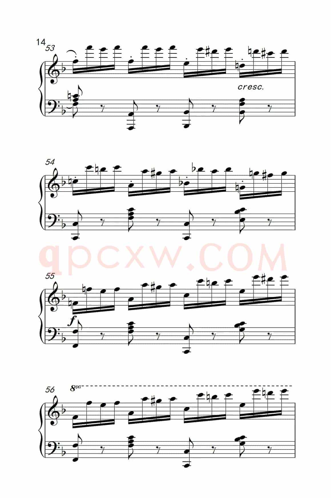第七级2.练习曲（中央音乐学院 钢琴（业余）考级教程 7-9级）